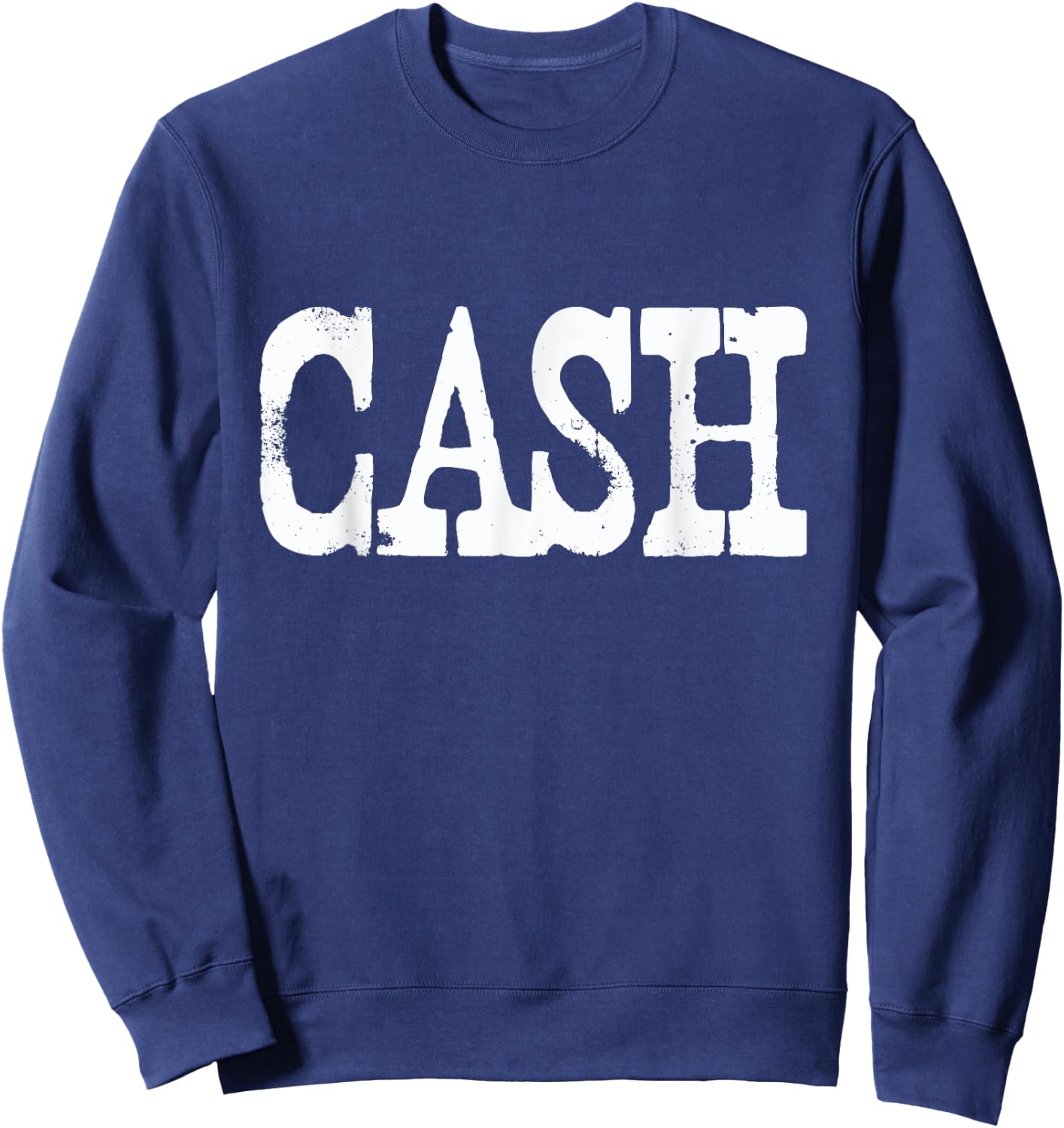 Vintage Cash Country Music Sweatshirt - Sweatshirt | Navy