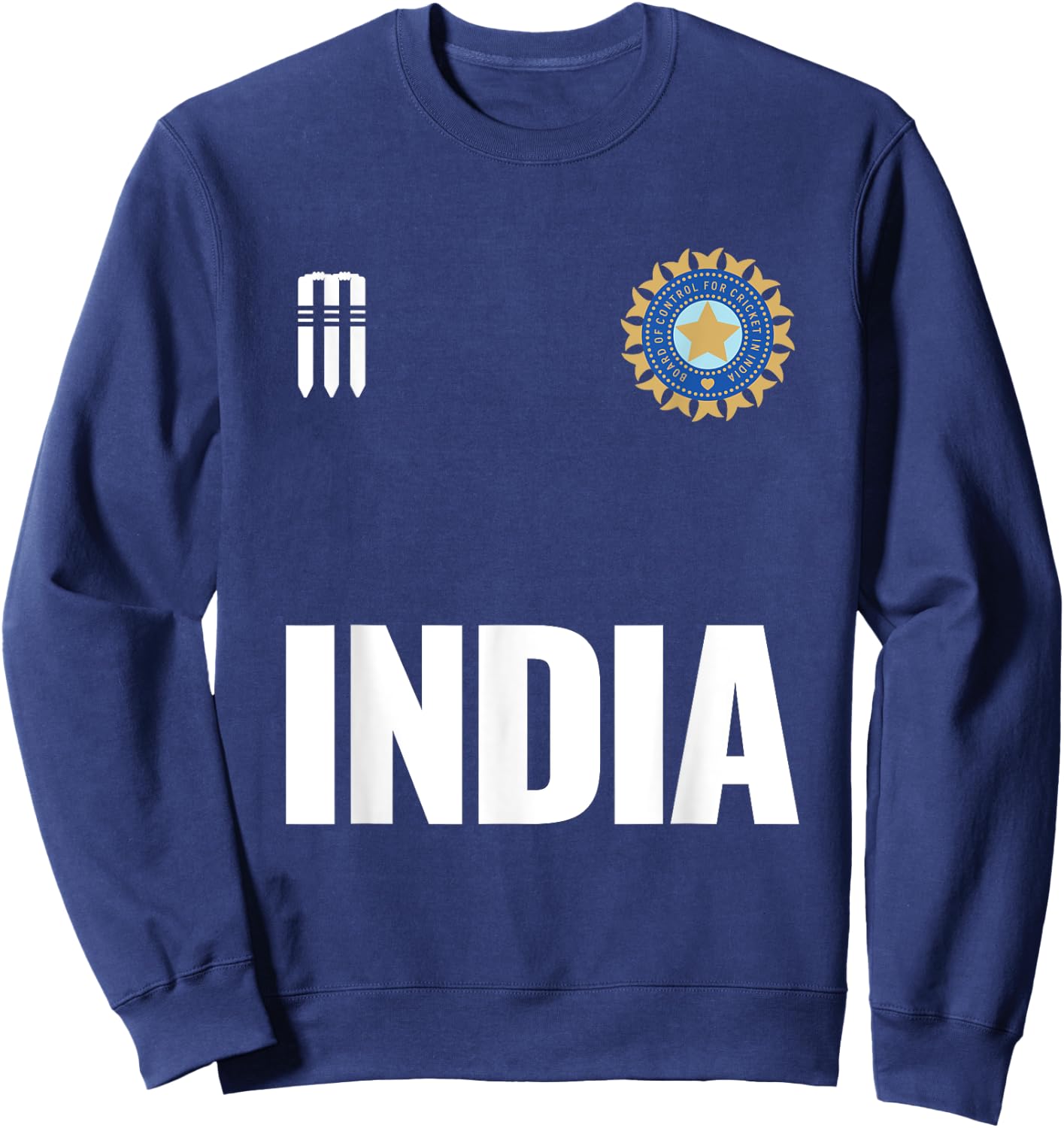 2020 India Cricket Jersey : Gift Indian Cricket Fans Sweatshirt - Sweatshirt | Navy