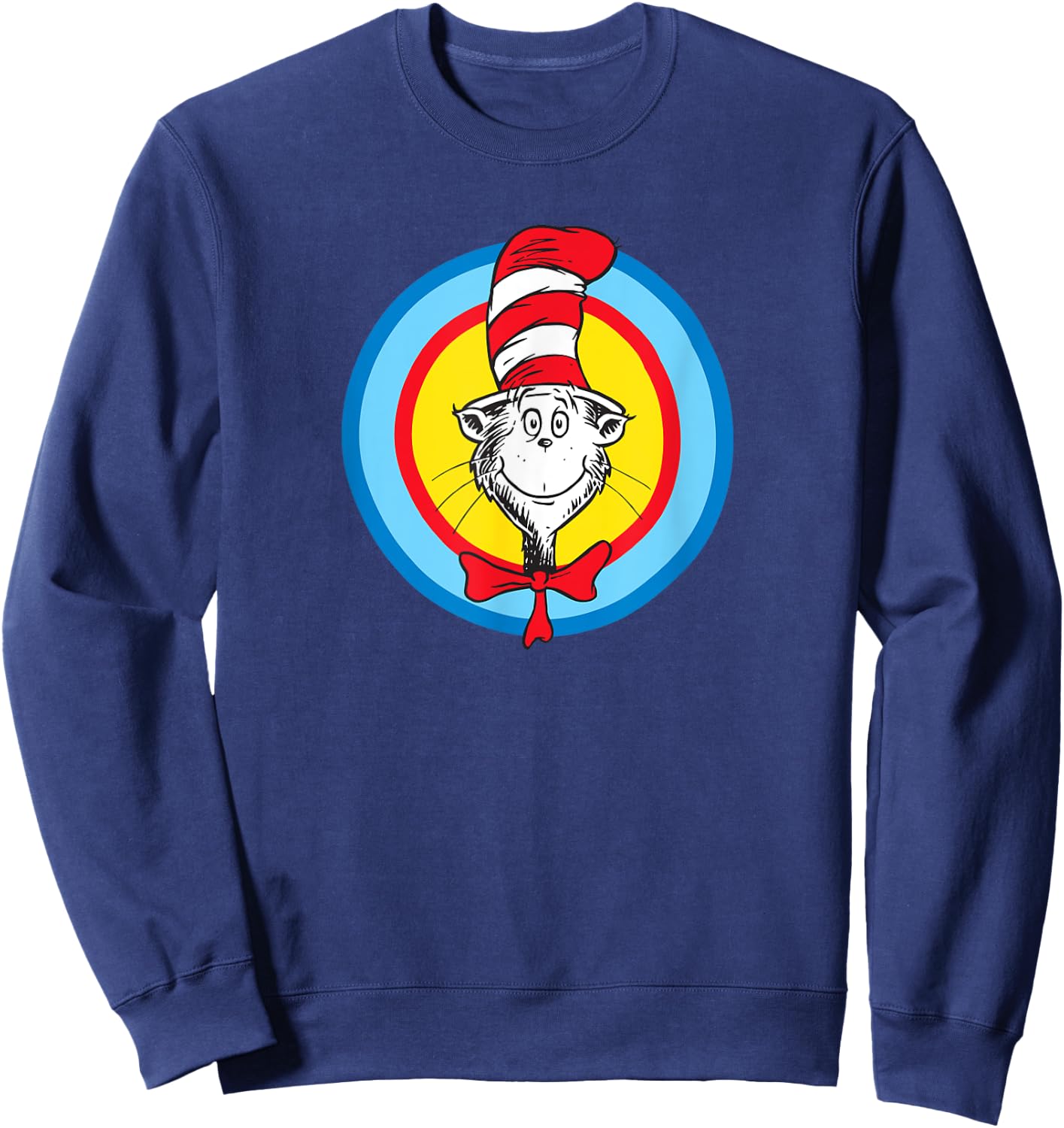 Dr. Seuss Bull's-eye Cat Sweatshirt - Sweatshirt | Navy