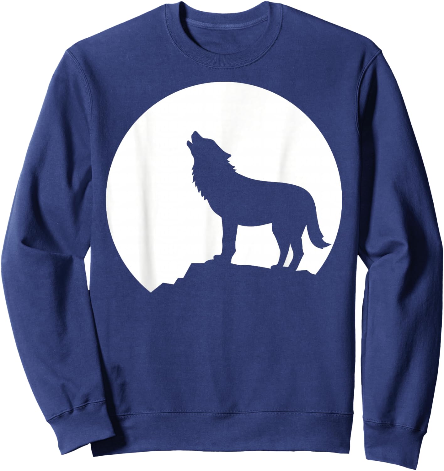 Wolf Moon Sweatshirt - Sweatshirt | Navy