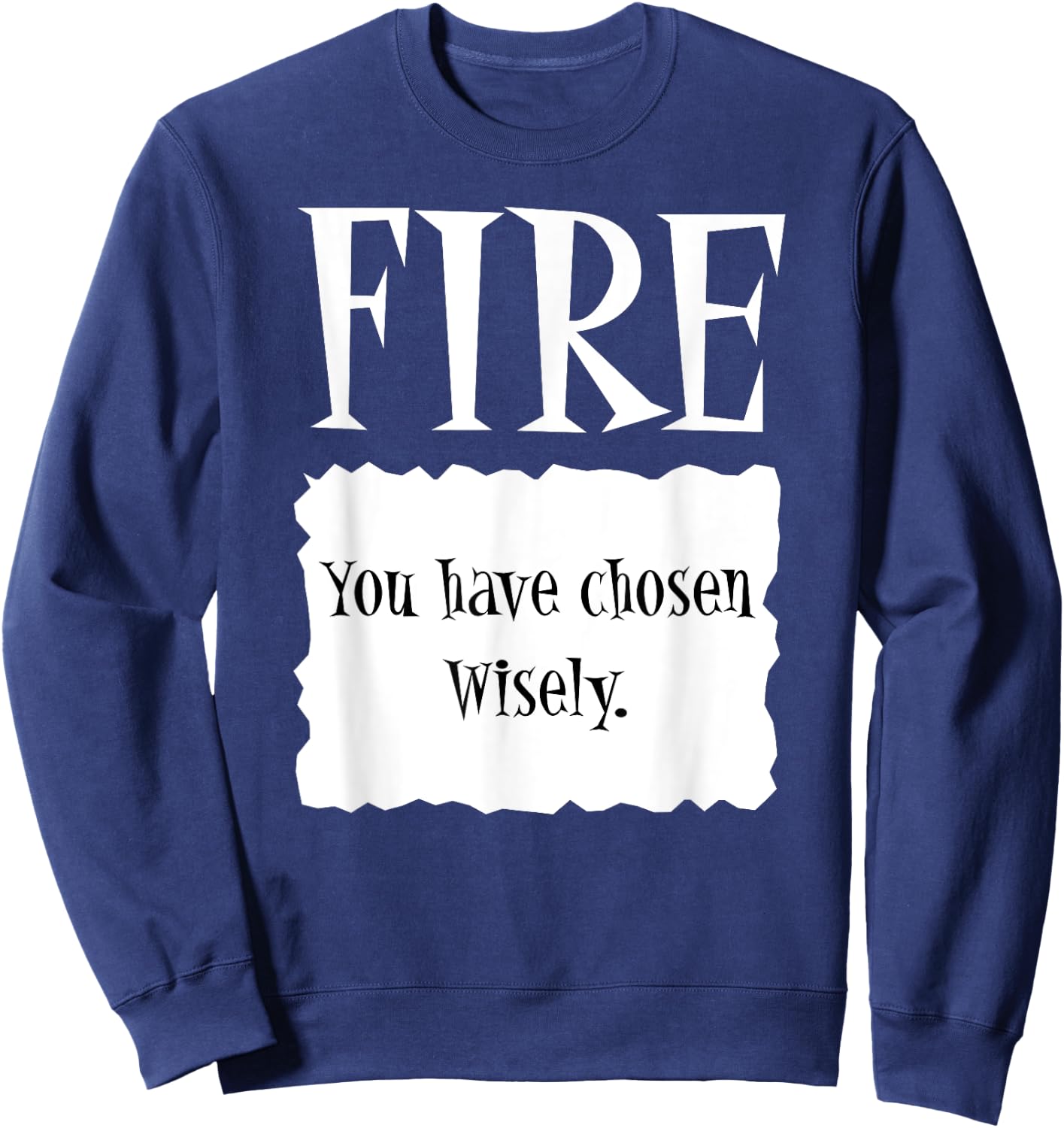 FIRE - Hot Packet Halloween Taco Costume Sweatshirt - Sweatshirt | Navy