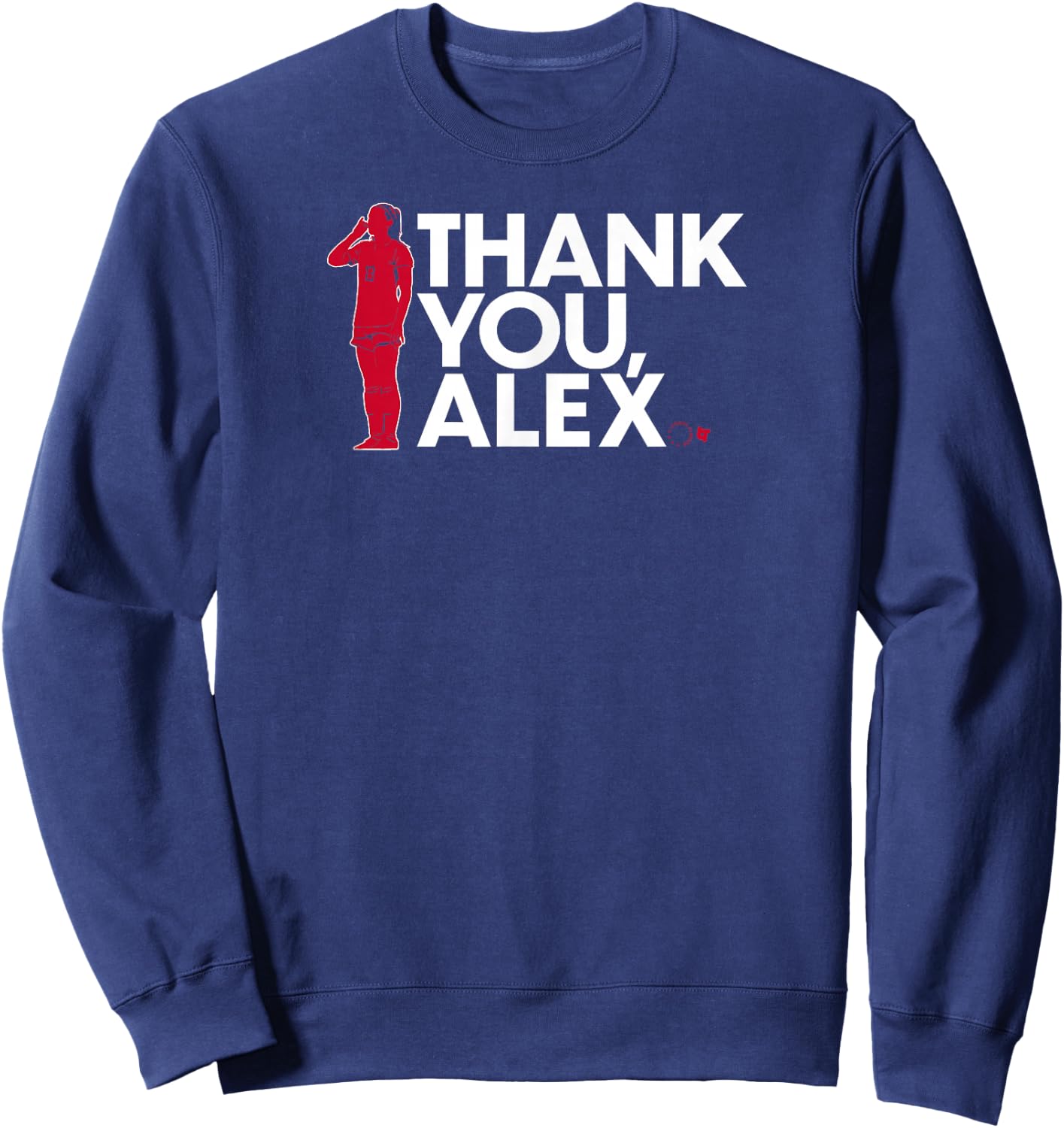 Alex Morgan - Thank You, Alex - United States Women's Soccer Sweatshirt - Sweatshirt | Navy
