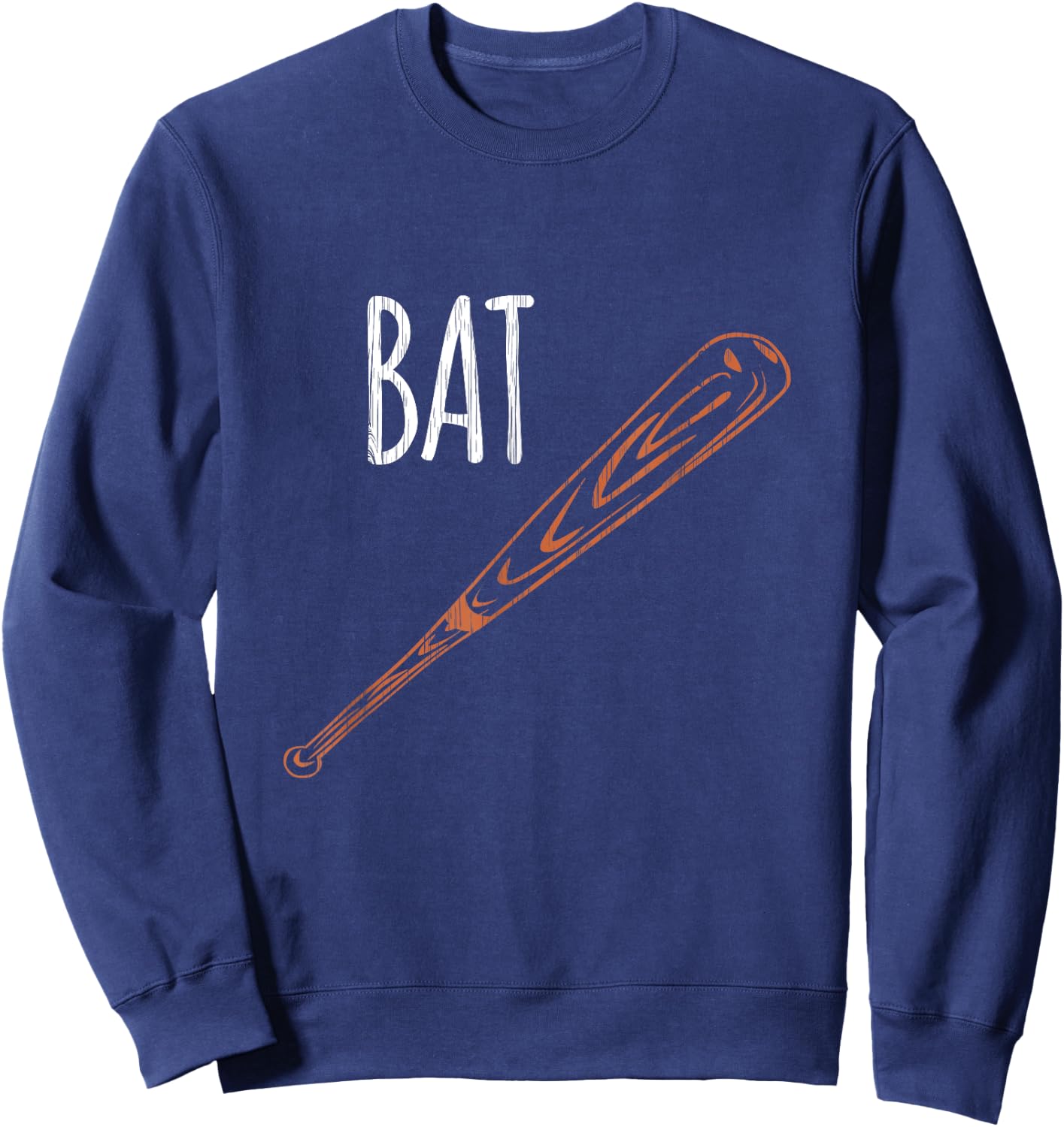 Halloween Couple Costume Shirt Baseball Bat Sweatshirt - Sweatshirt | Navy