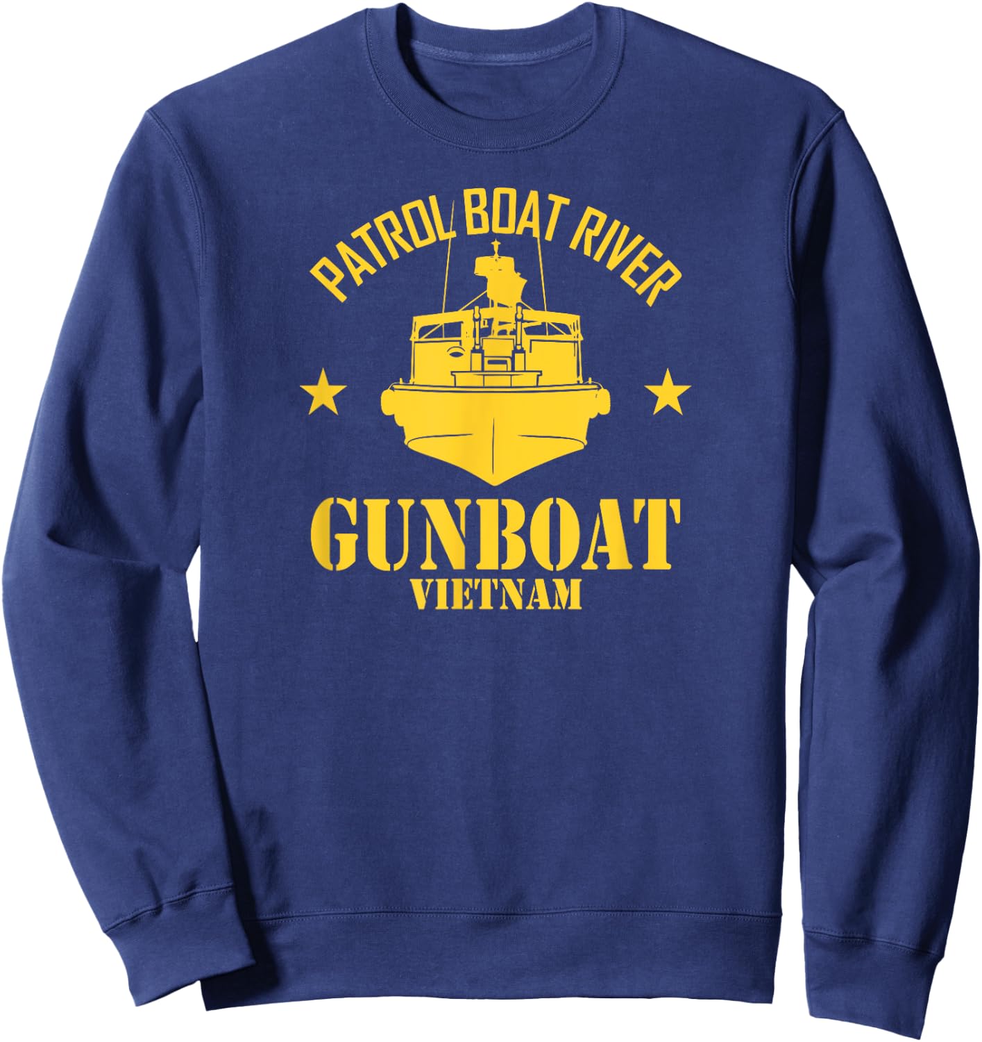 Patrol Boat River - Gunboat Vietnam Sweatshirt - Sweatshirt | Navy