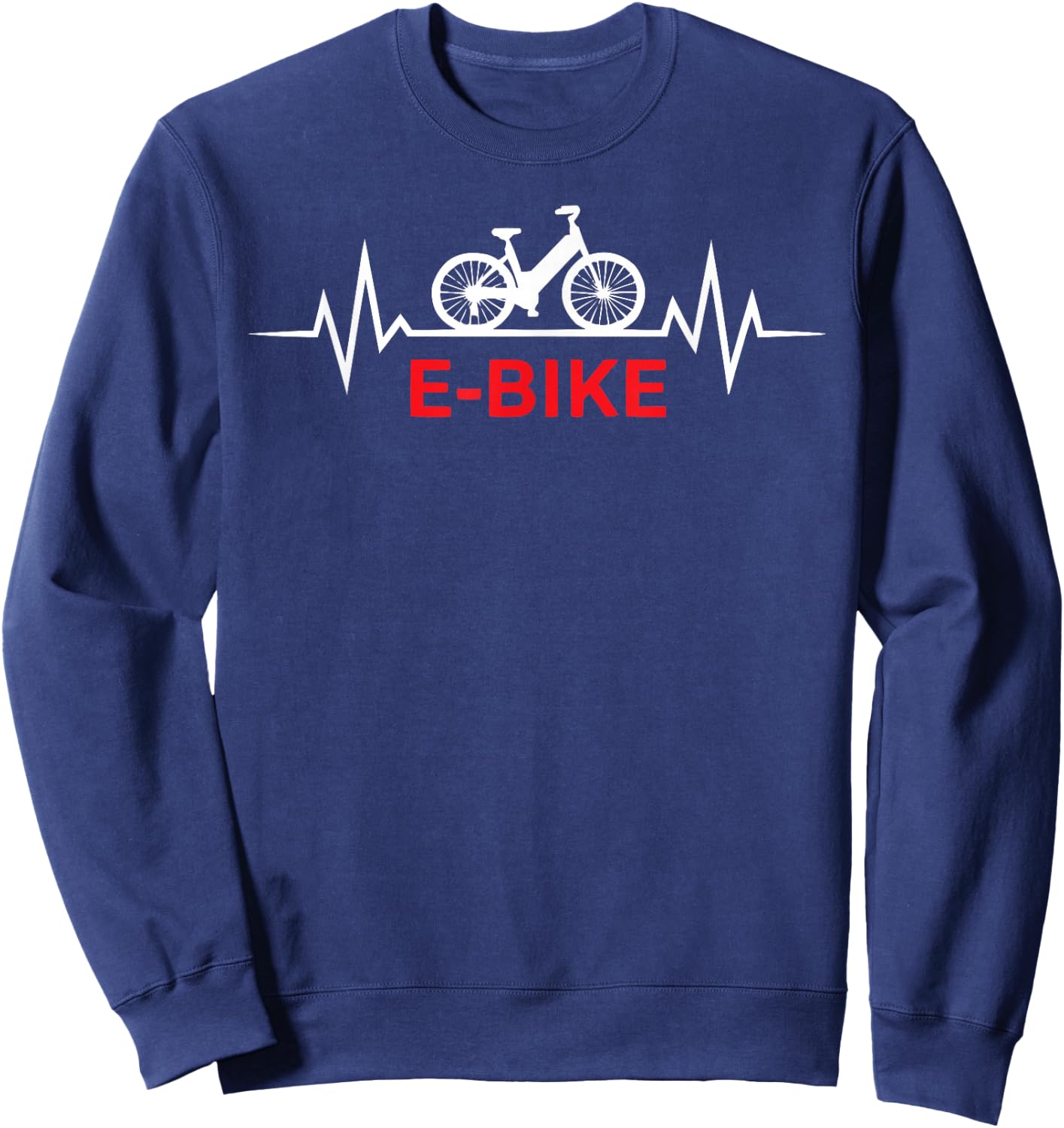 E-Bike Electric Bicycle Owner Environmentaly Friendly Sweatshirt - Sweatshirt | Navy