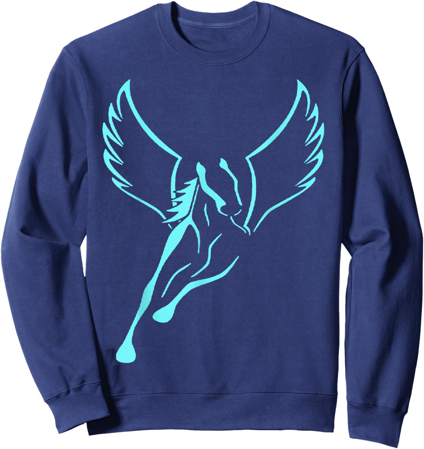 Pegasus Outline Sweatshirt - Sweatshirt | Navy
