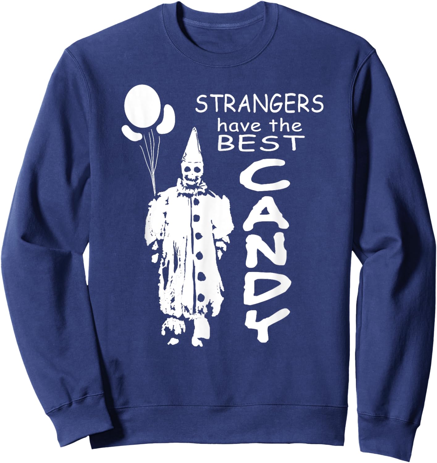 Clown Vintage Style Creepy Halloween Shirt Sweatshirt - Sweatshirt | Navy