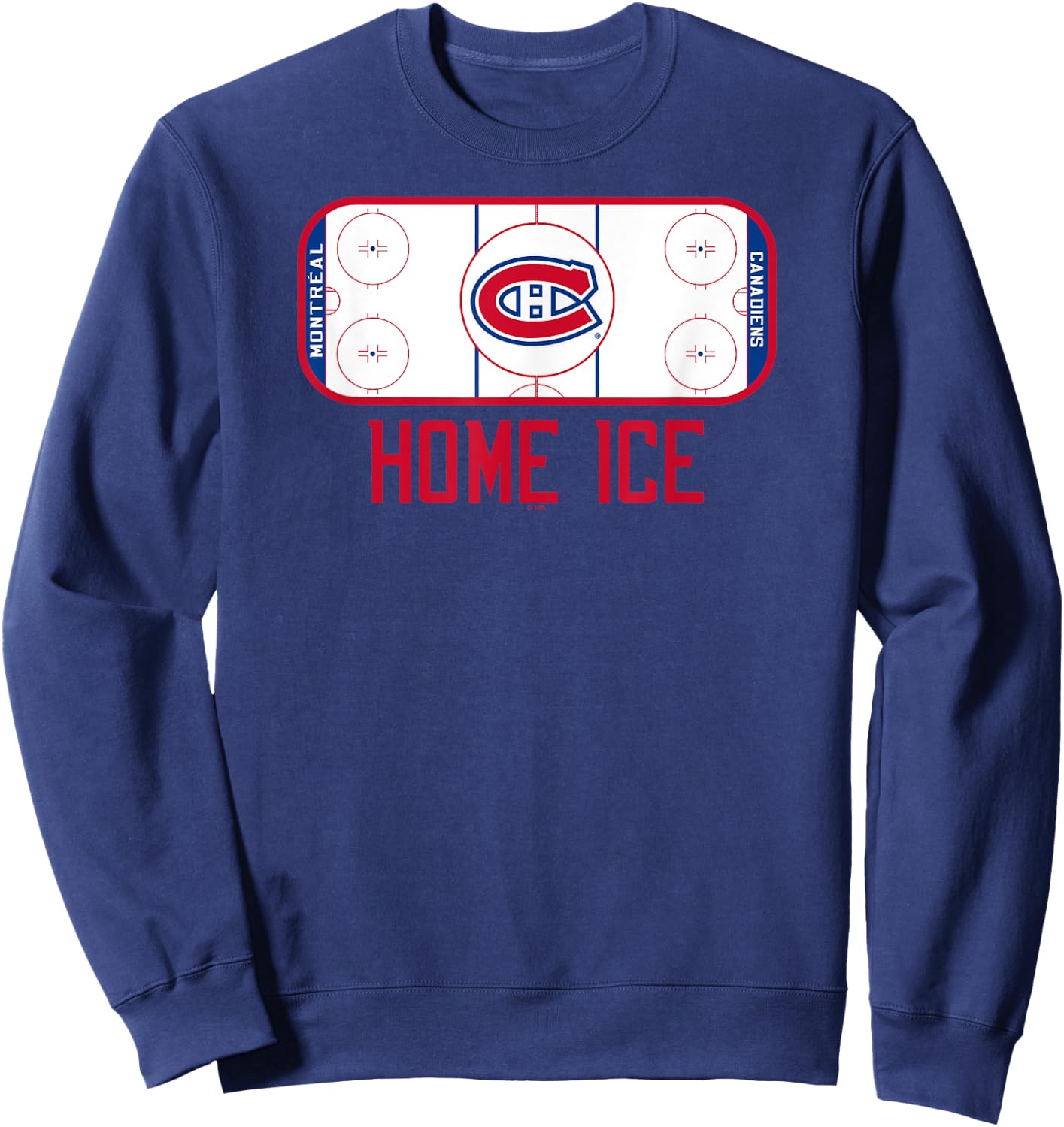 Montreal Canadiens Home Ice Black Officially Licensed Sweatshirt - Sweatshirt | Navy