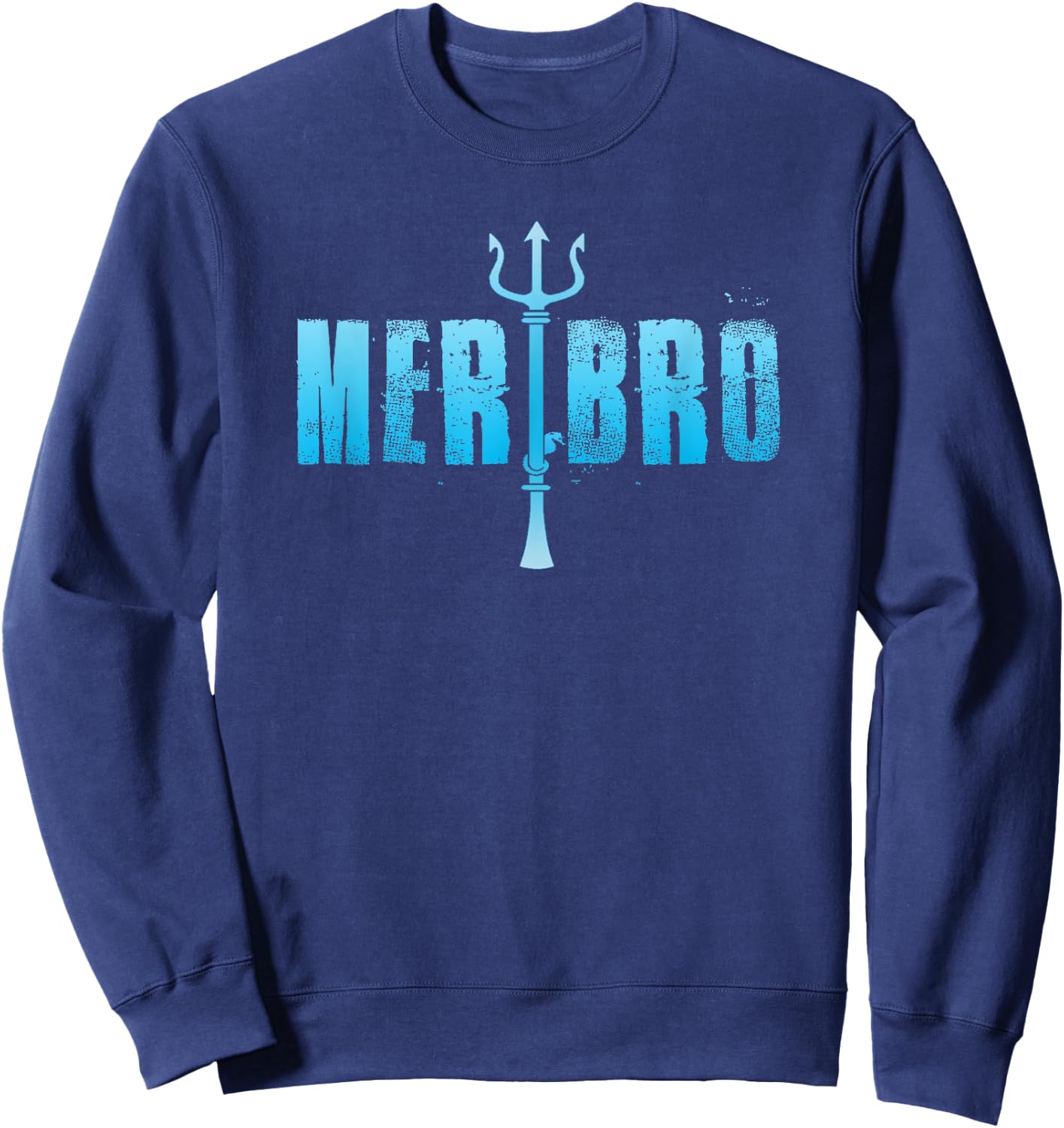 Merbro Brother of a Mermaid Funny Gift Kids Sweatshirt - Sweatshirt | Navy
