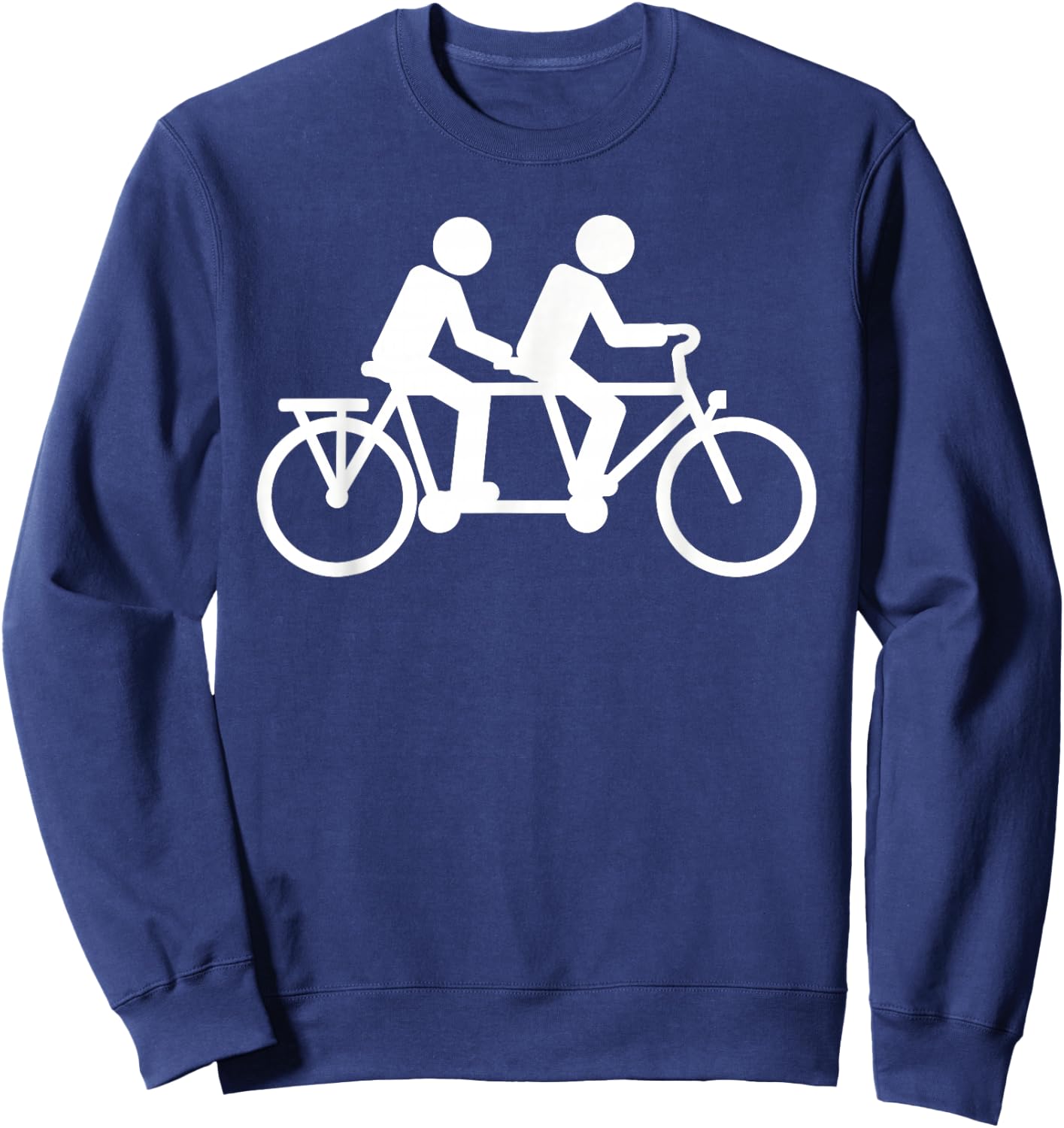 Tandem bike Sweatshirt - Sweatshirt | Navy