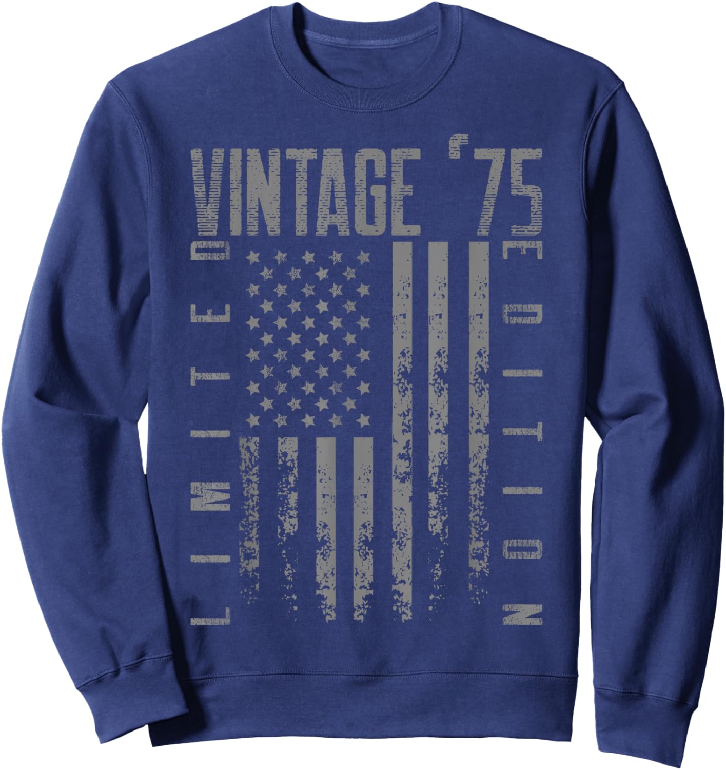 US American Flag Limited Edition - Vintage 1975 Sweatshirt - Sweatshirt | Navy
