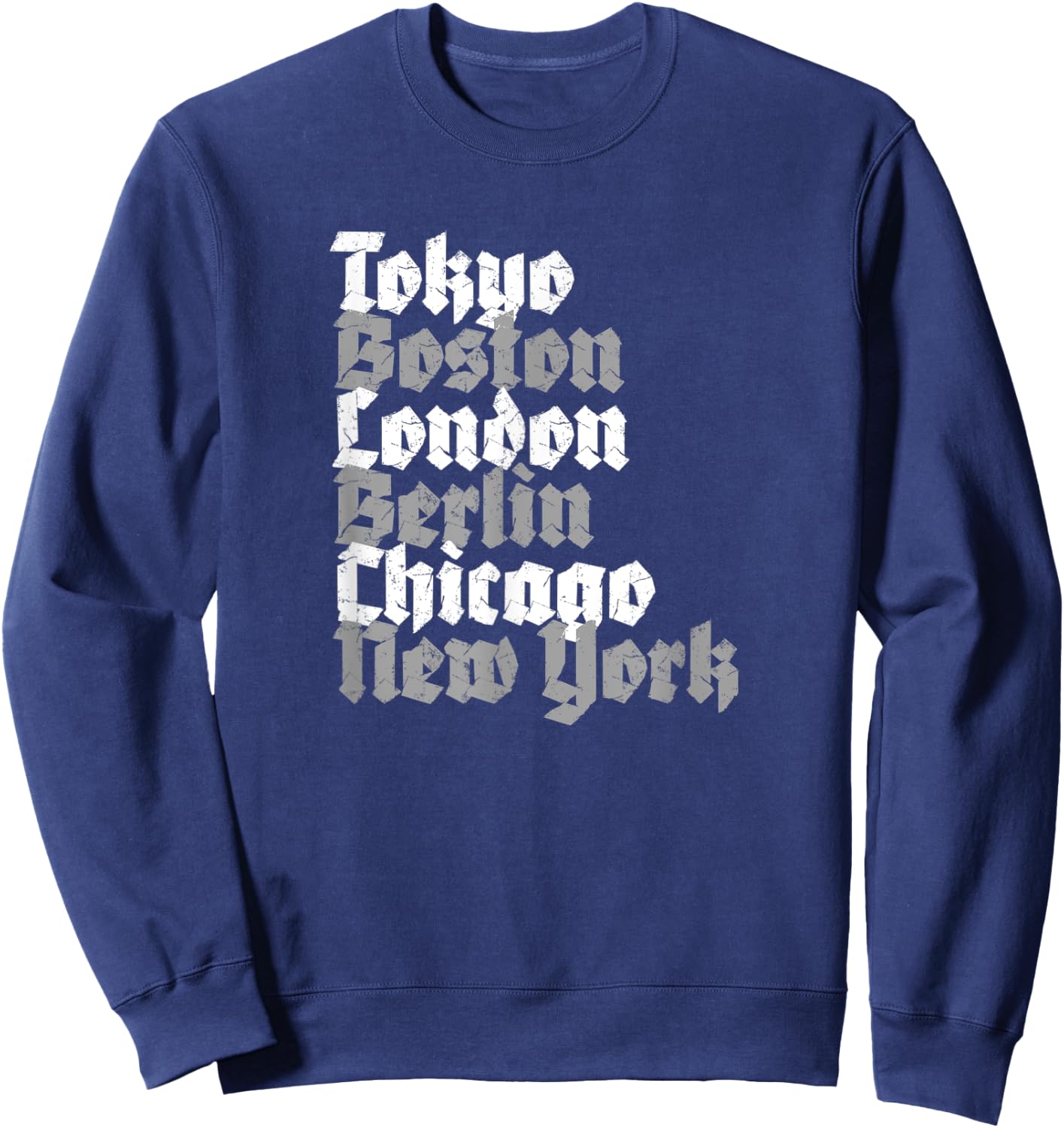 World Marathon Majors Cities Sweatshirt - Sweatshirt | Navy