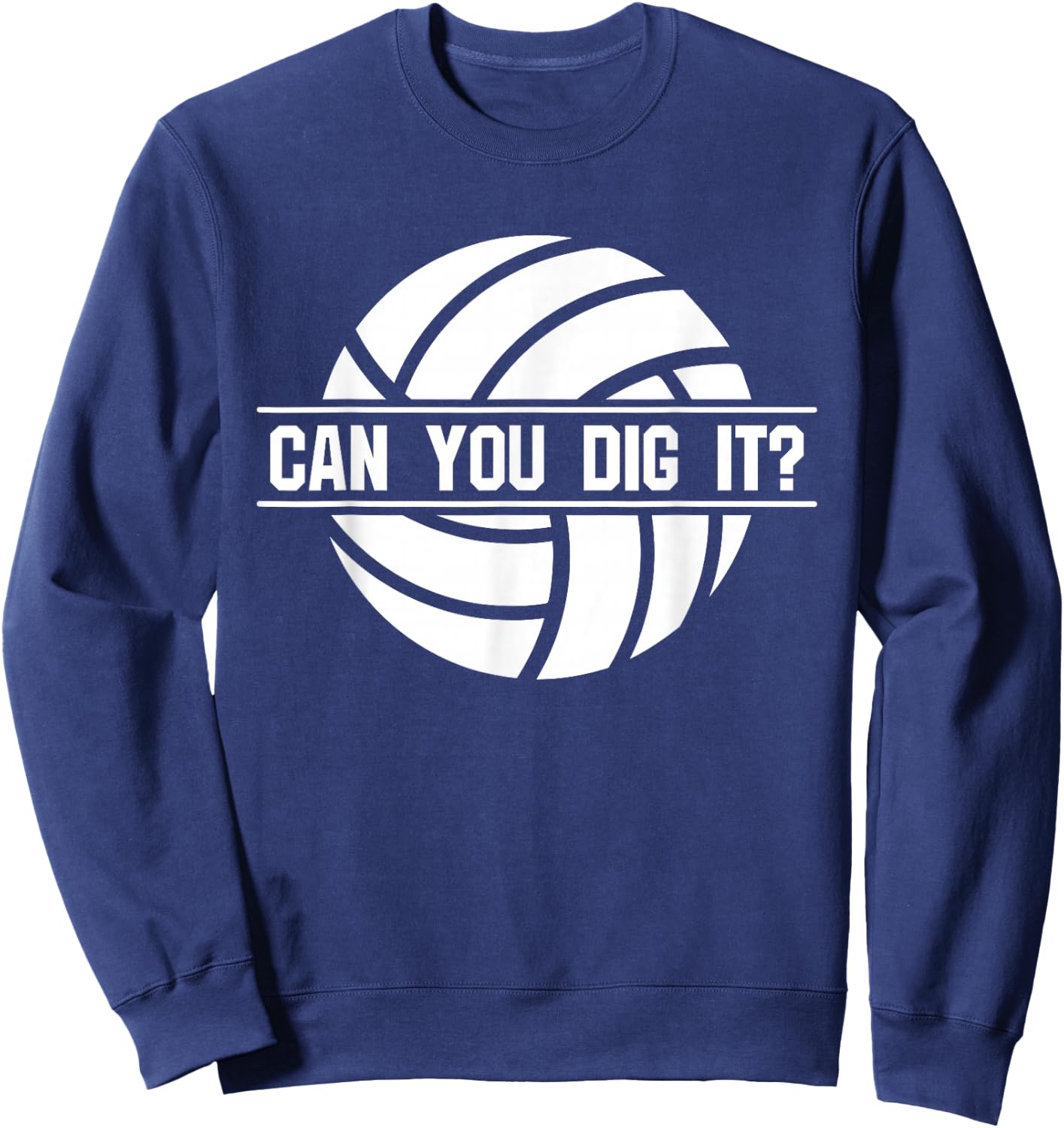 Funny Volleyball Libero Team Player Coach Sweatshirt - Sweatshirt | Navy