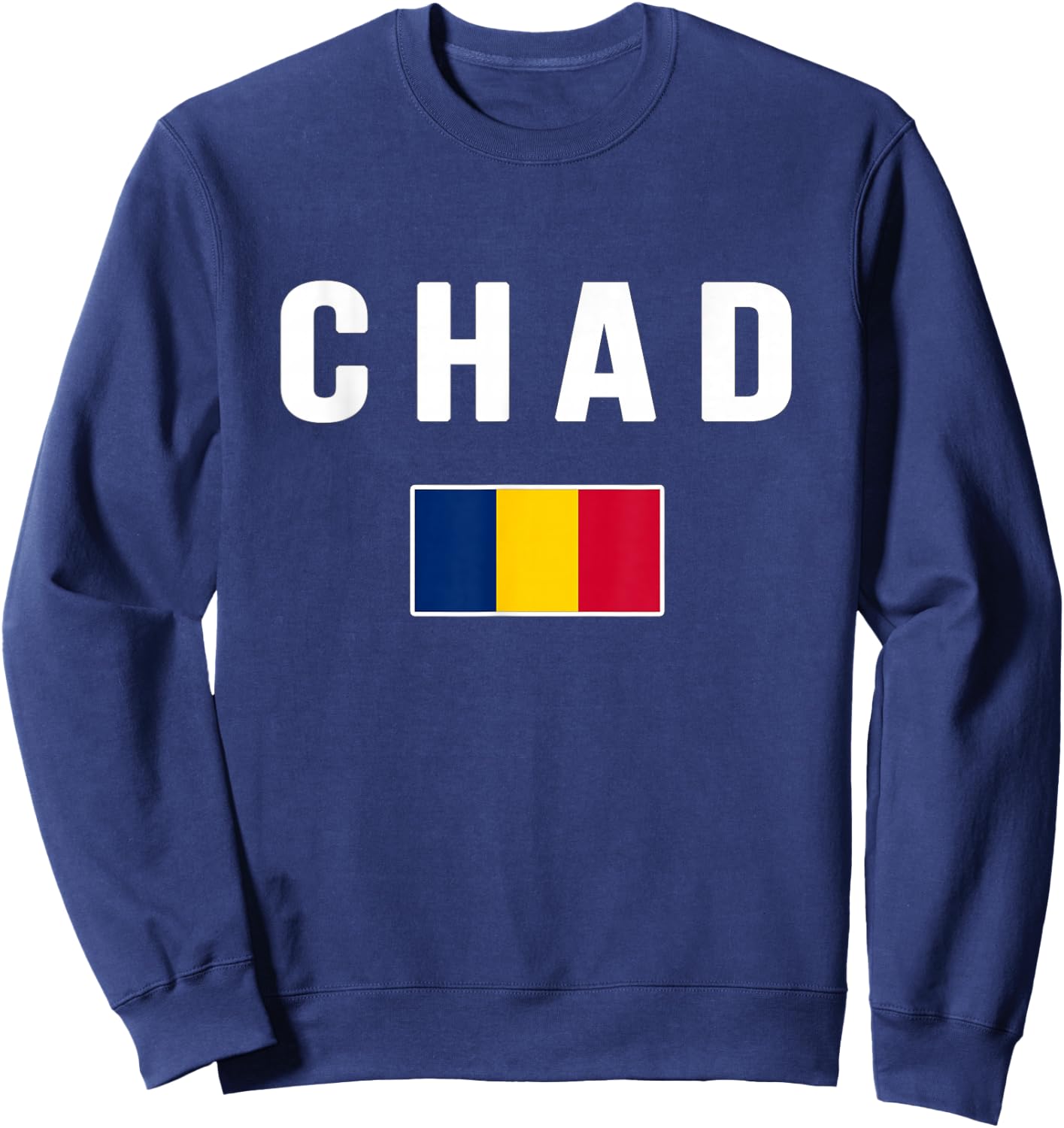 Chad Country Flag Sweatshirt - Sweatshirt | Navy
