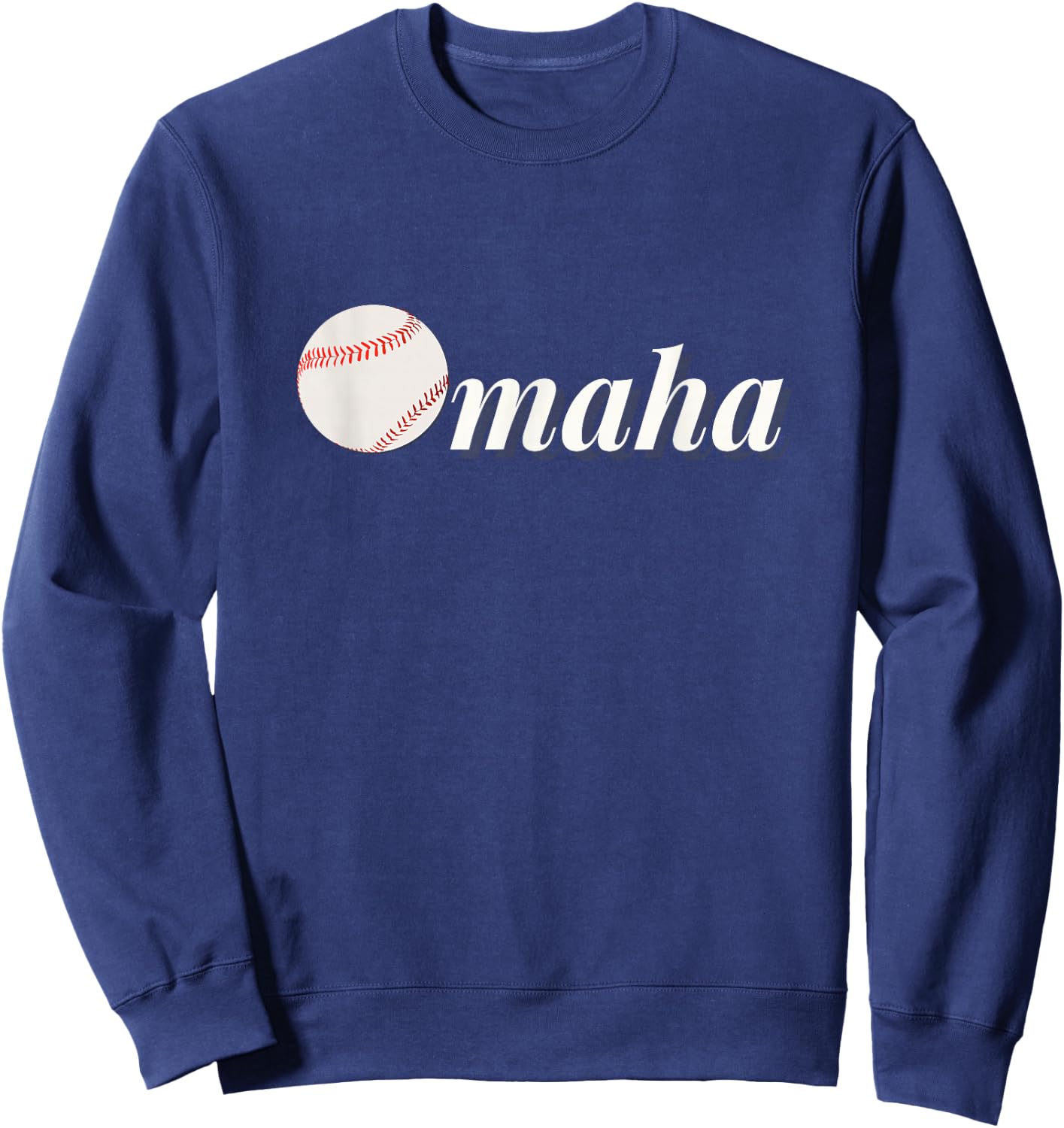 Omaha Baseball College Baseball Fans Sweatshirt - Sweatshirt | Navy