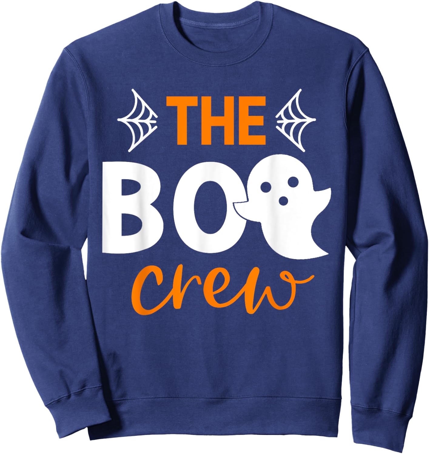 The Boo Crew Shirt Matching Halloween Family Shirts Pajamas Sweatshirt - Sweatshirt | Navy