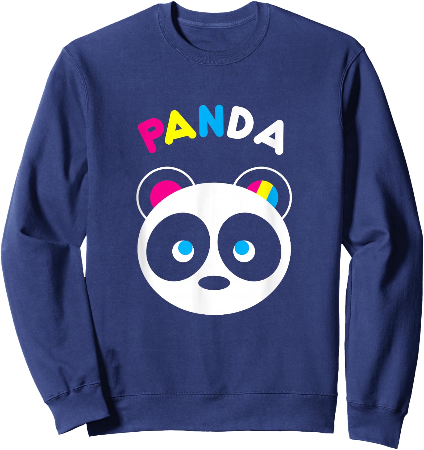 Funny Panda Shirt, LGBTQ Pansexual Pride Gift Sweatshirt - Sweatshirt | Navy