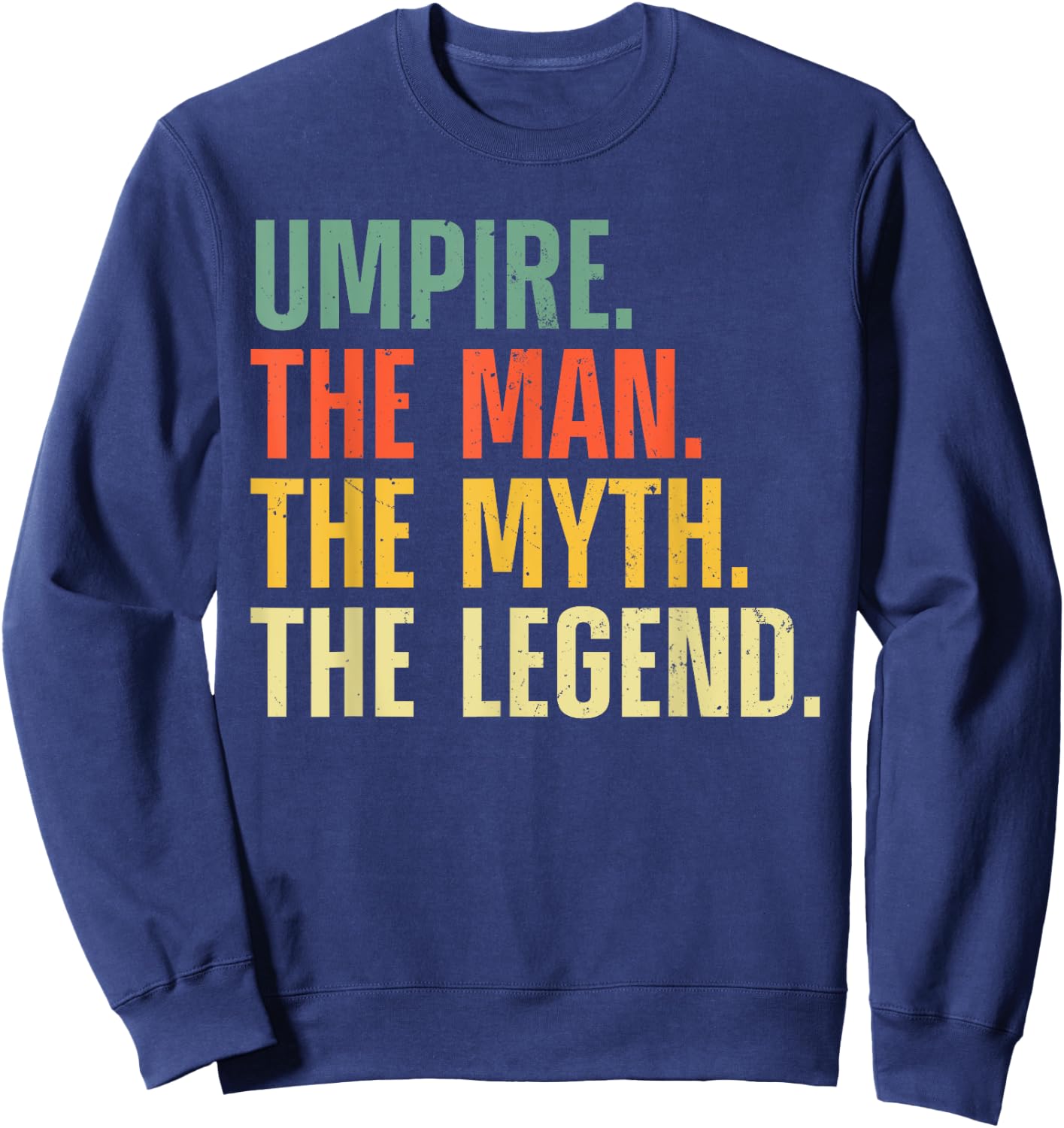 Cool Umpire Art Boys Sport Official Referee Umpire Sweatshirt - Sweatshirt | Navy