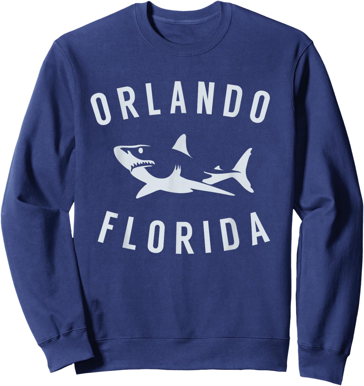 Orlando Florida T Shirt Shark FL Souvenirs Sweatshirt - Sweatshirt | Navy