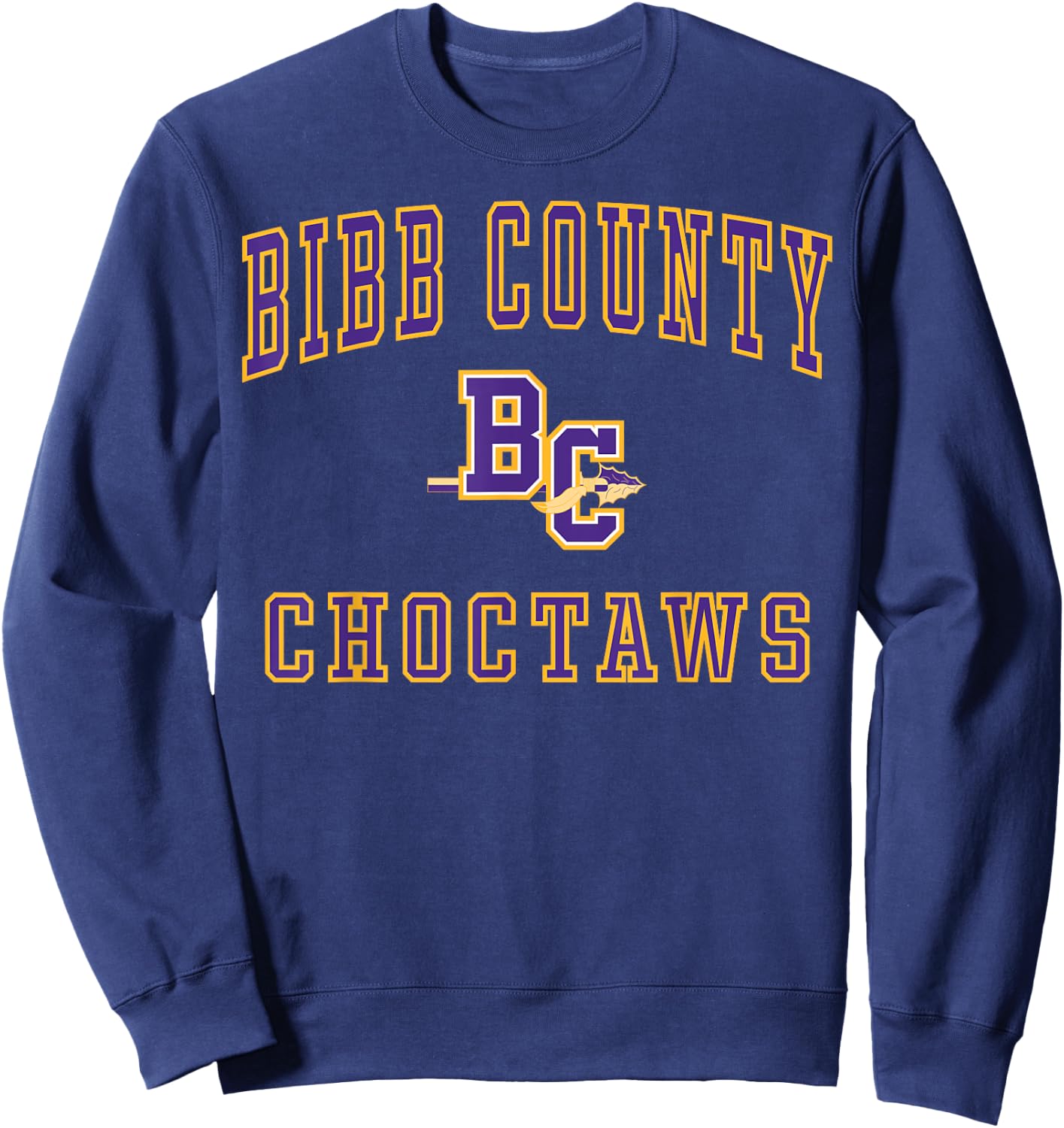 Bibb County High School Choctaws C1 Sweatshirt - Sweatshirt | Navy