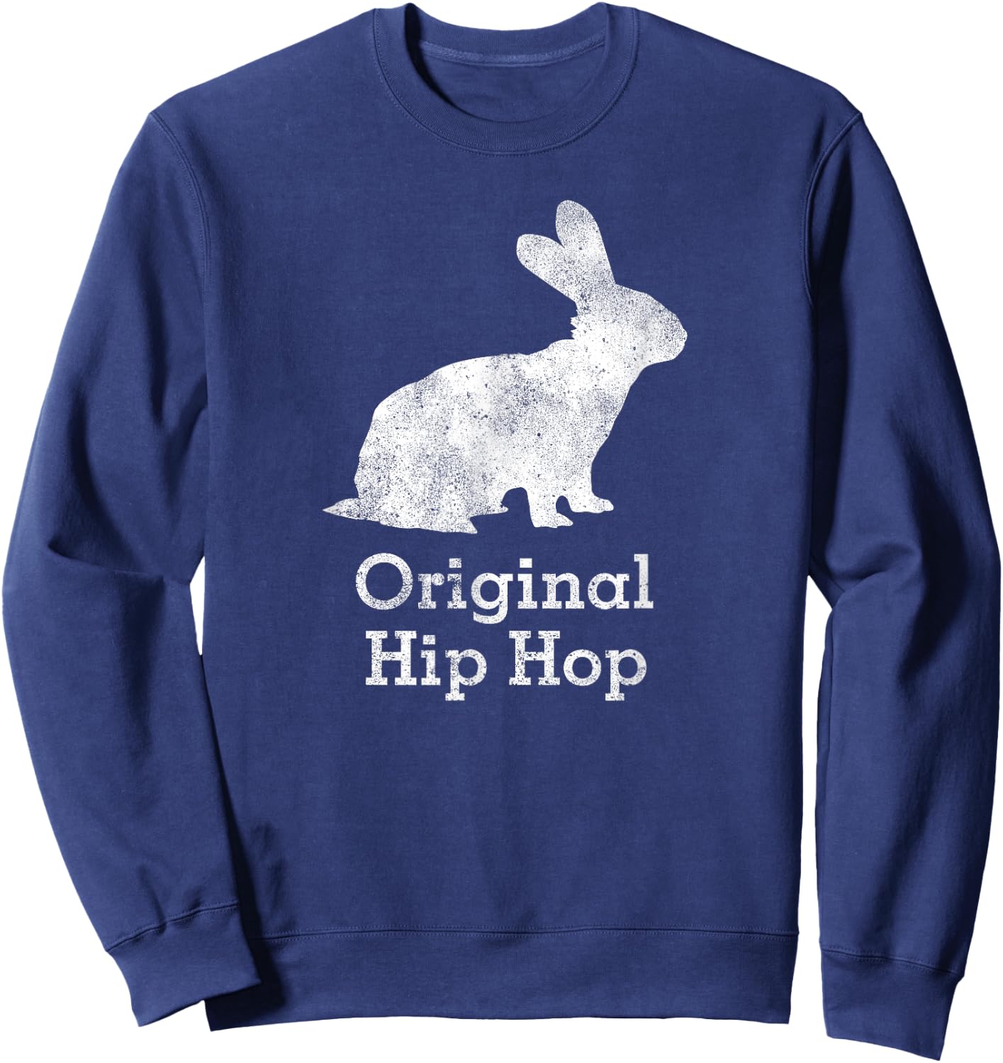 Vintage Bunny Rabbit Original Hip Hop Shirt Sweatshirt - Sweatshirt | Navy