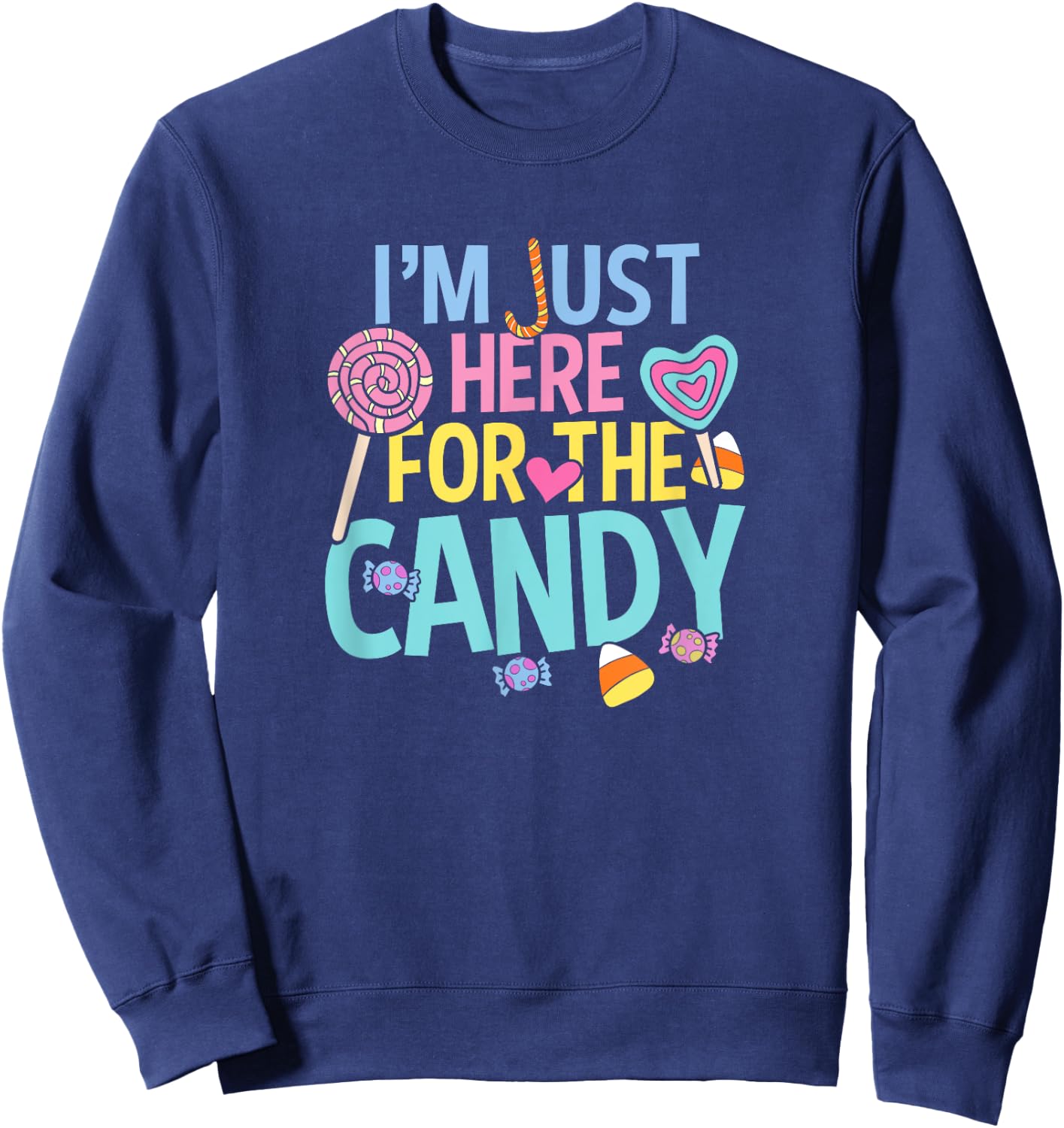 Halloween Candy Lady Lollipop Crush Gifts Funny Toddler Sweatshirt - Sweatshirt | Navy