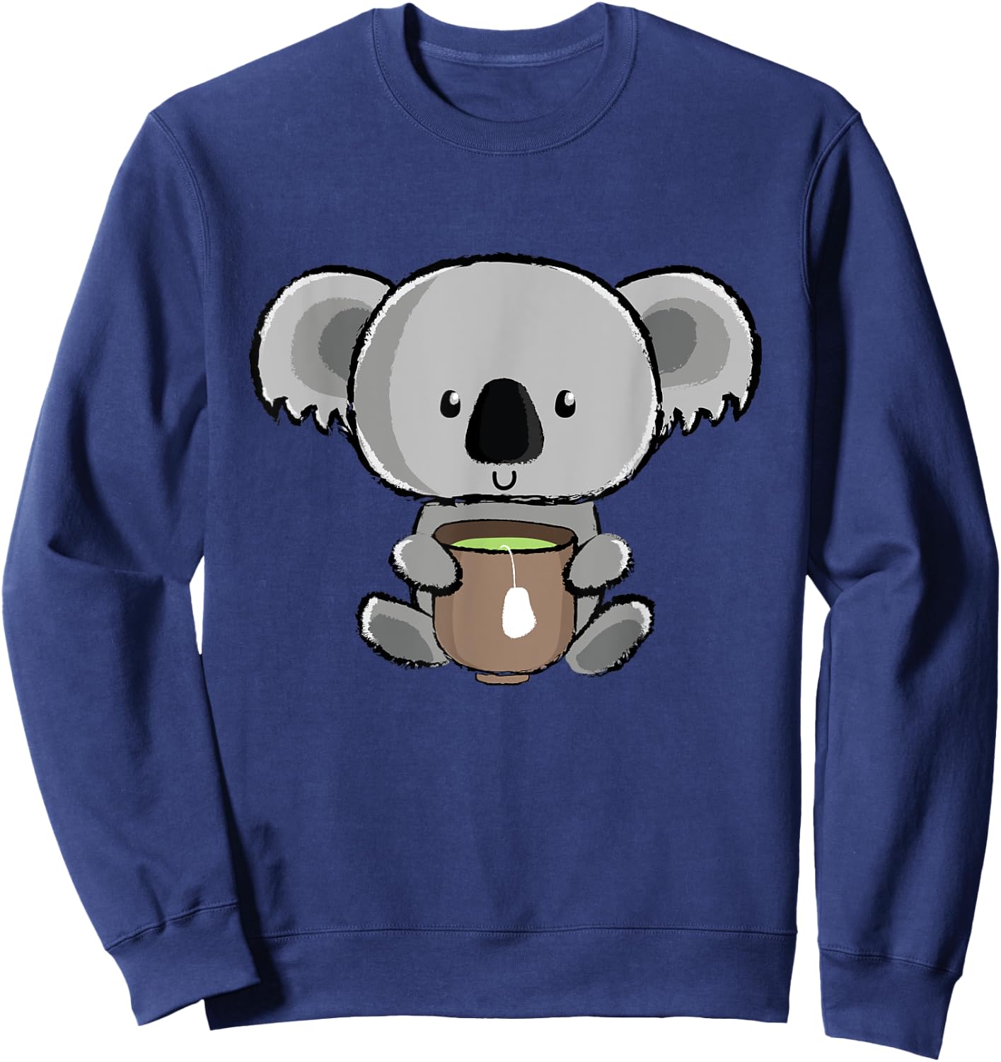 My Jokes Are Koala Tea Funny Pun Koala Bear Tea Mug Koalas Sweatshirt - Sweatshirt | Navy
