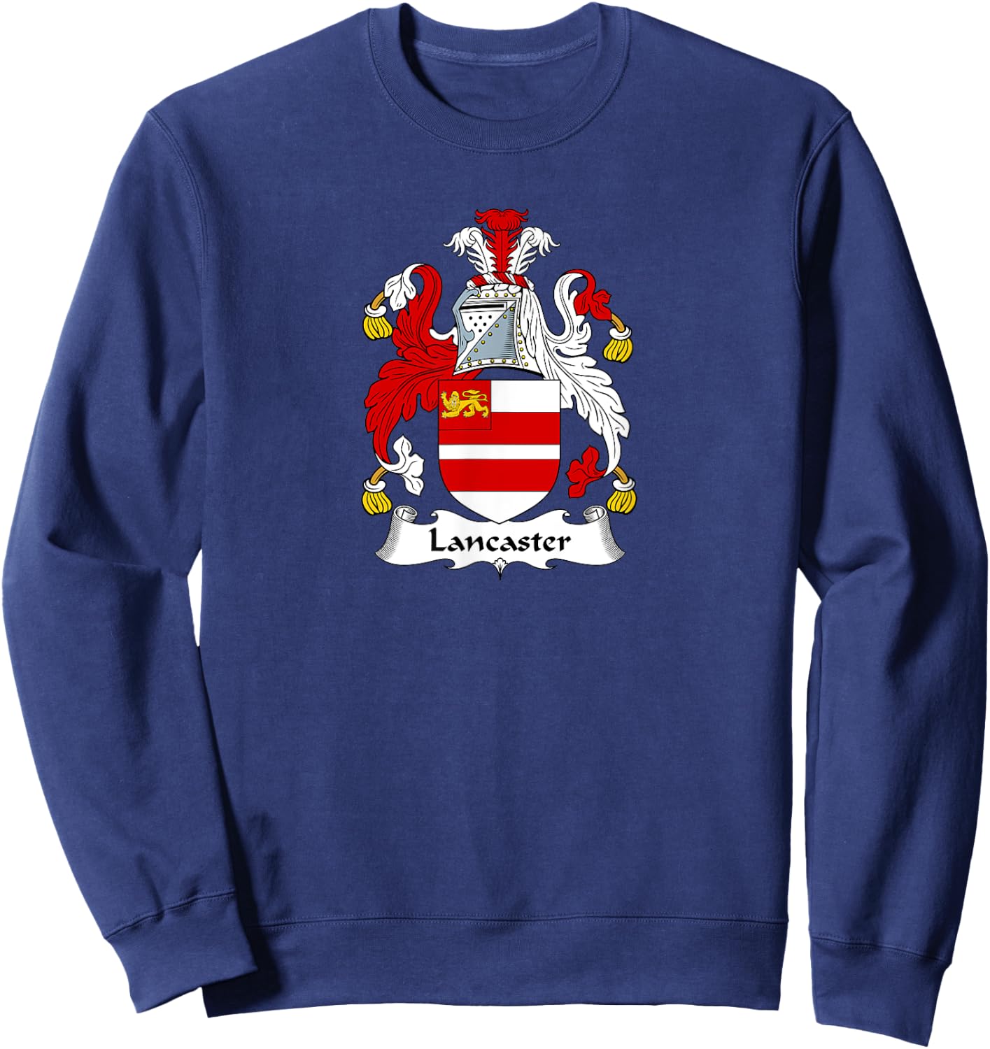 Lancaster Coat of Arms - Family Crest Shirt Sweatshirt - Sweatshirt | Navy