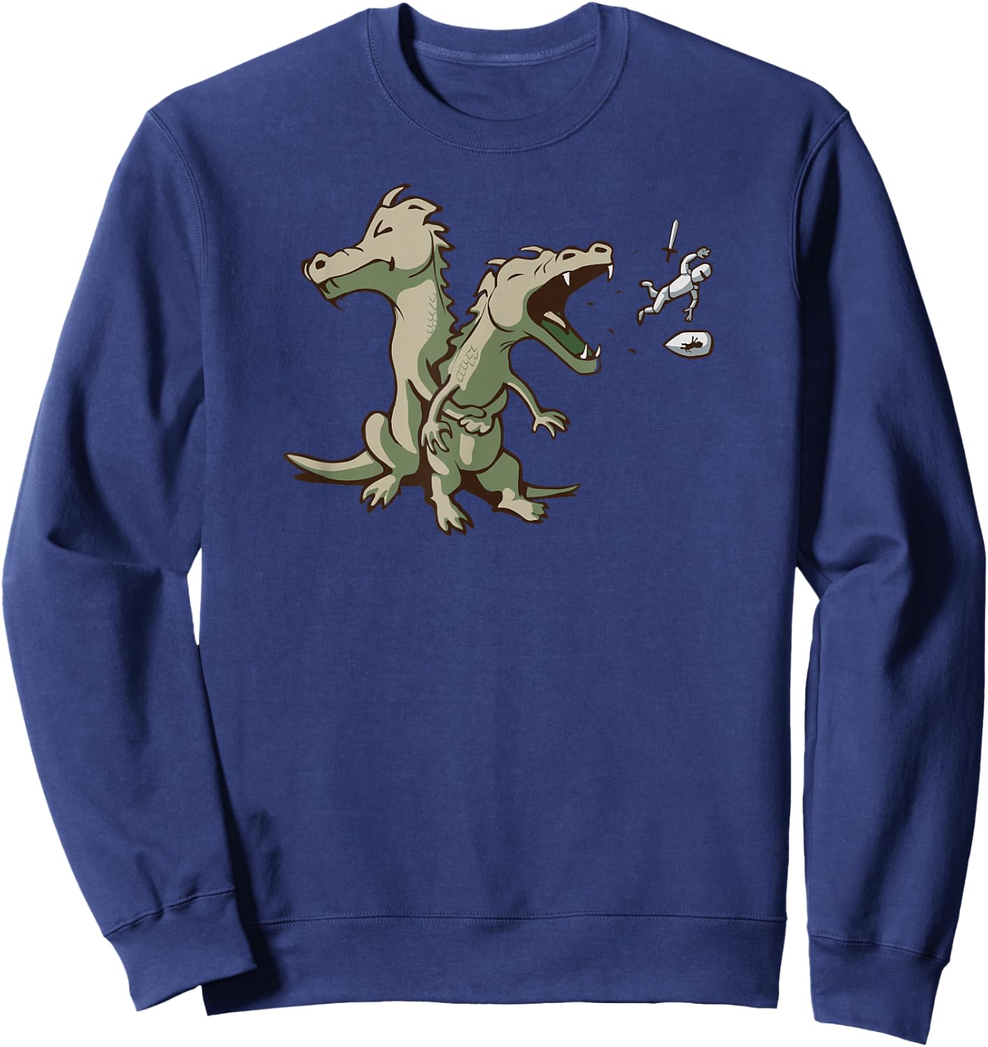 Threadless Nathan W. Pyle Unlikely Hero Graphic Sweatshirt - Sweatshirt | Navy