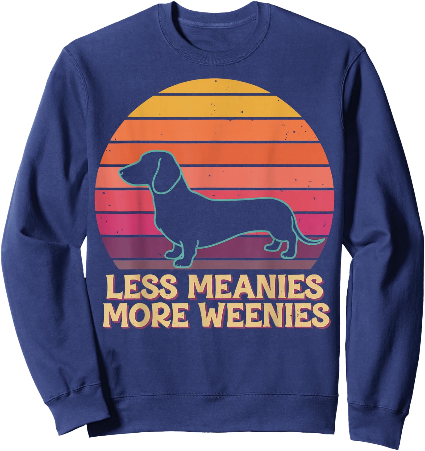 Less Meanies More Weenies Sweatshirt - Sweatshirt | Navy