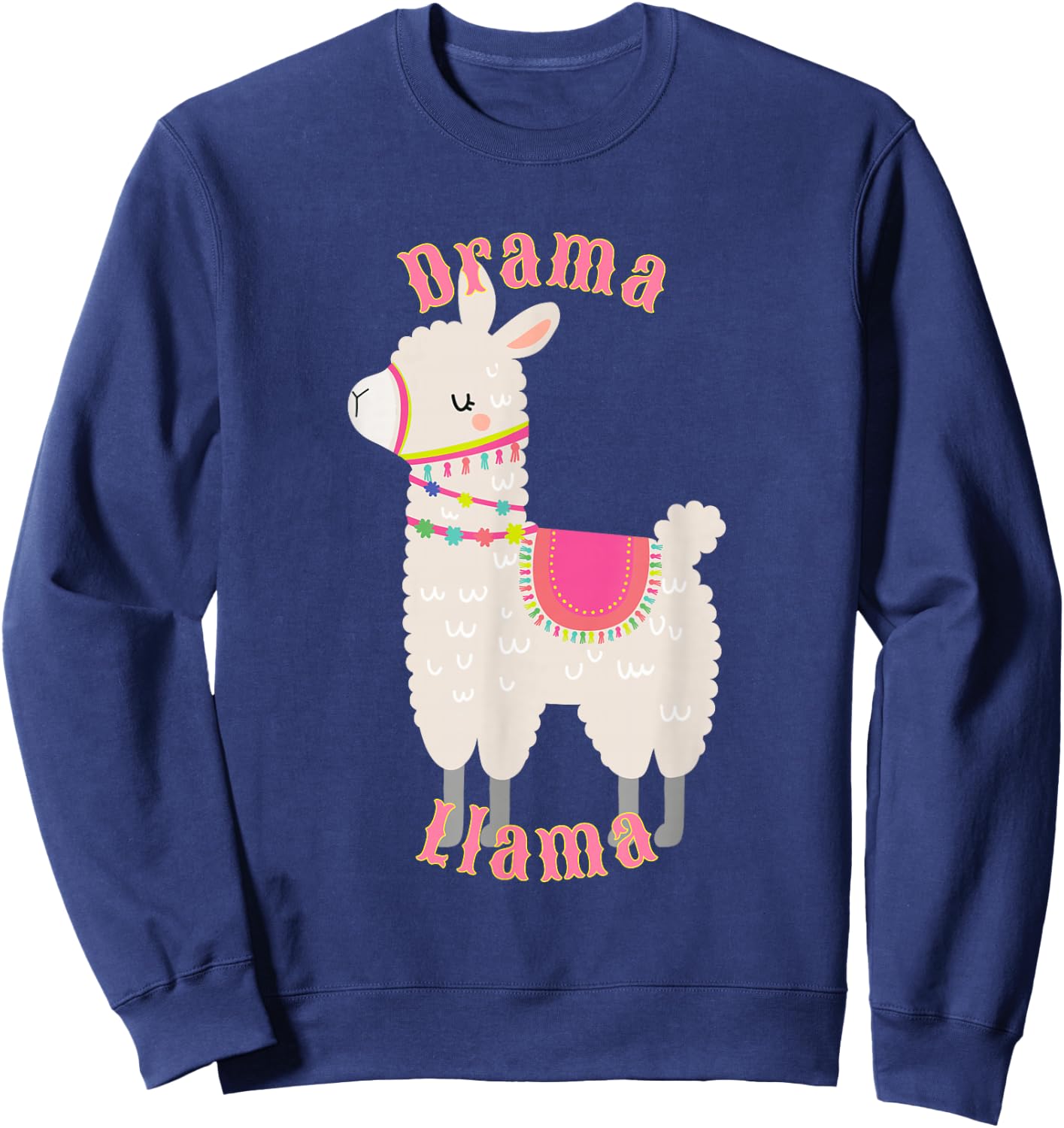 Drama Llama for Adults and Kids Sweatshirt - Sweatshirt | Navy