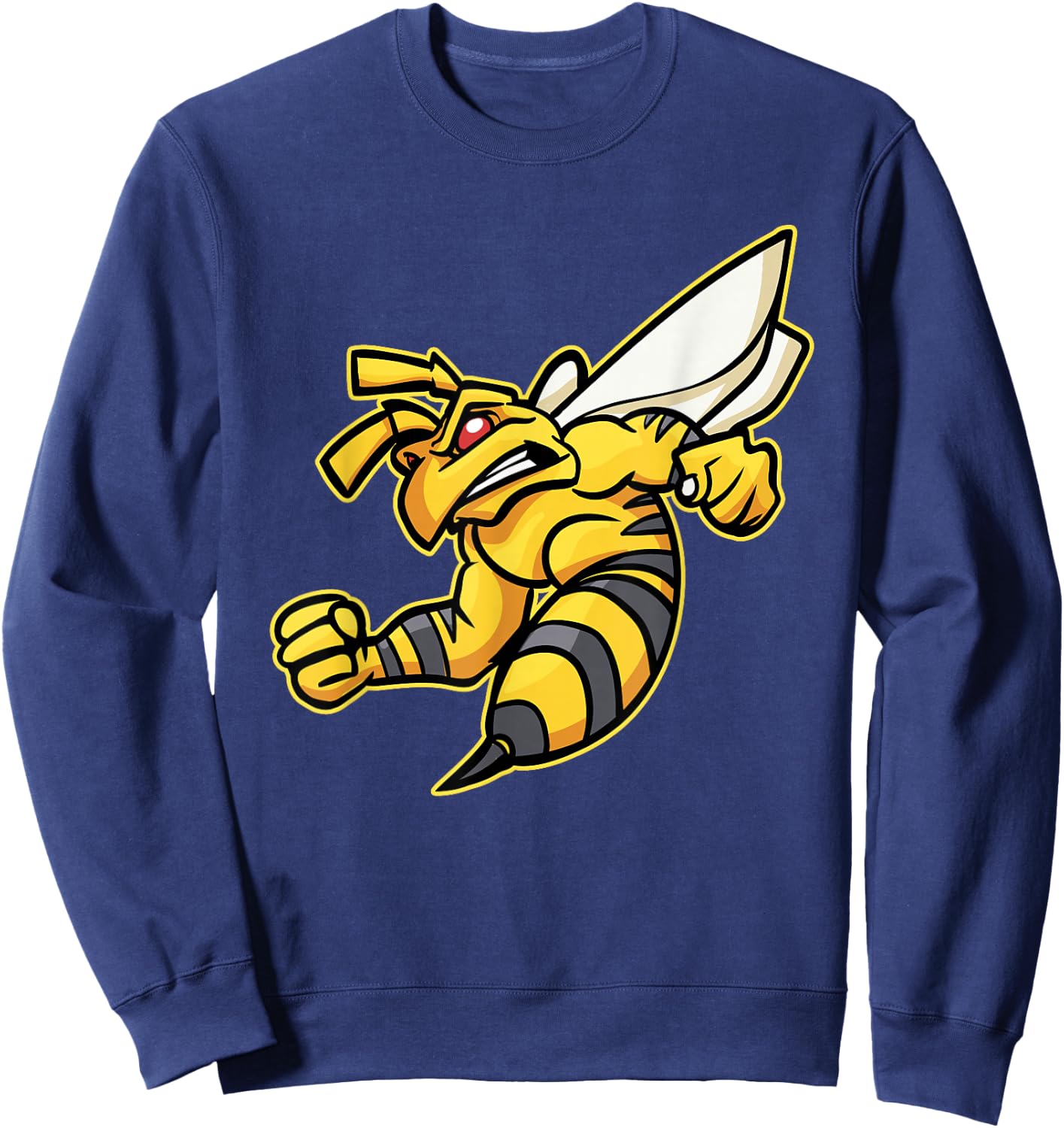 Angry Bee - Beehive Rampage - Beekeeper Logo Sweatshirt - Sweatshirt | Navy