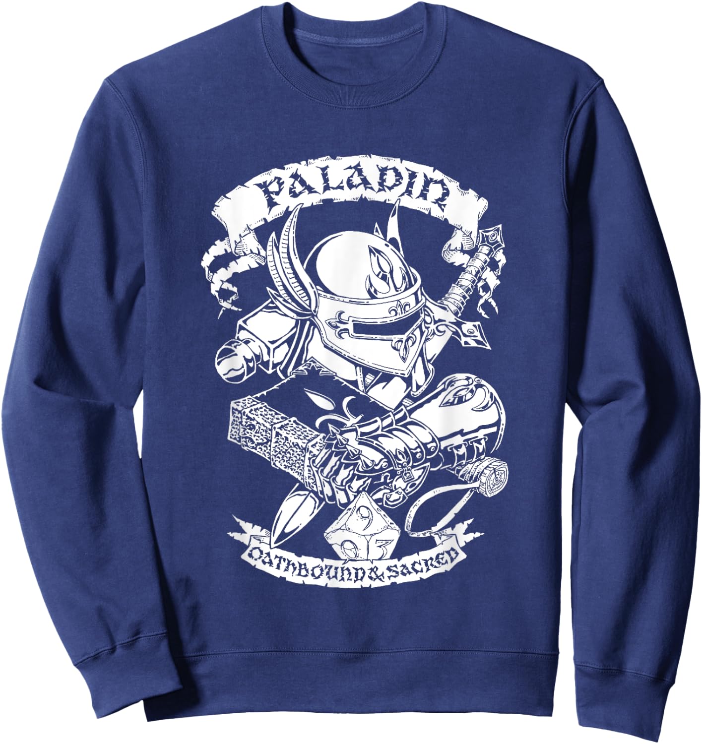 Fantasy RPG - Paladin Sweatshirt - Sweatshirt | Navy
