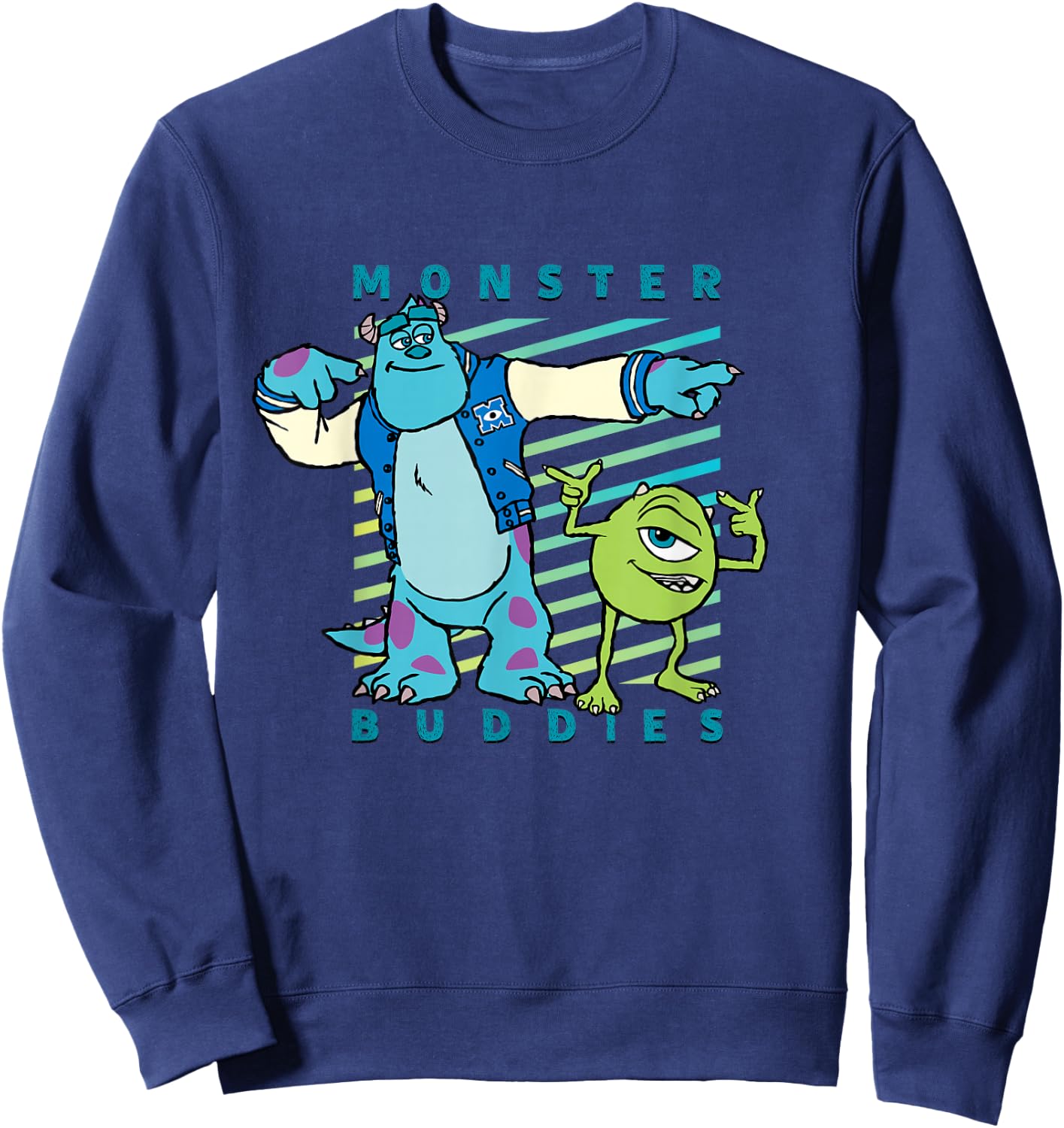 Disney PIXAR Sulley and Mike Wazowski Monster Buddies Sweatshirt - Sweatshirt | Navy
