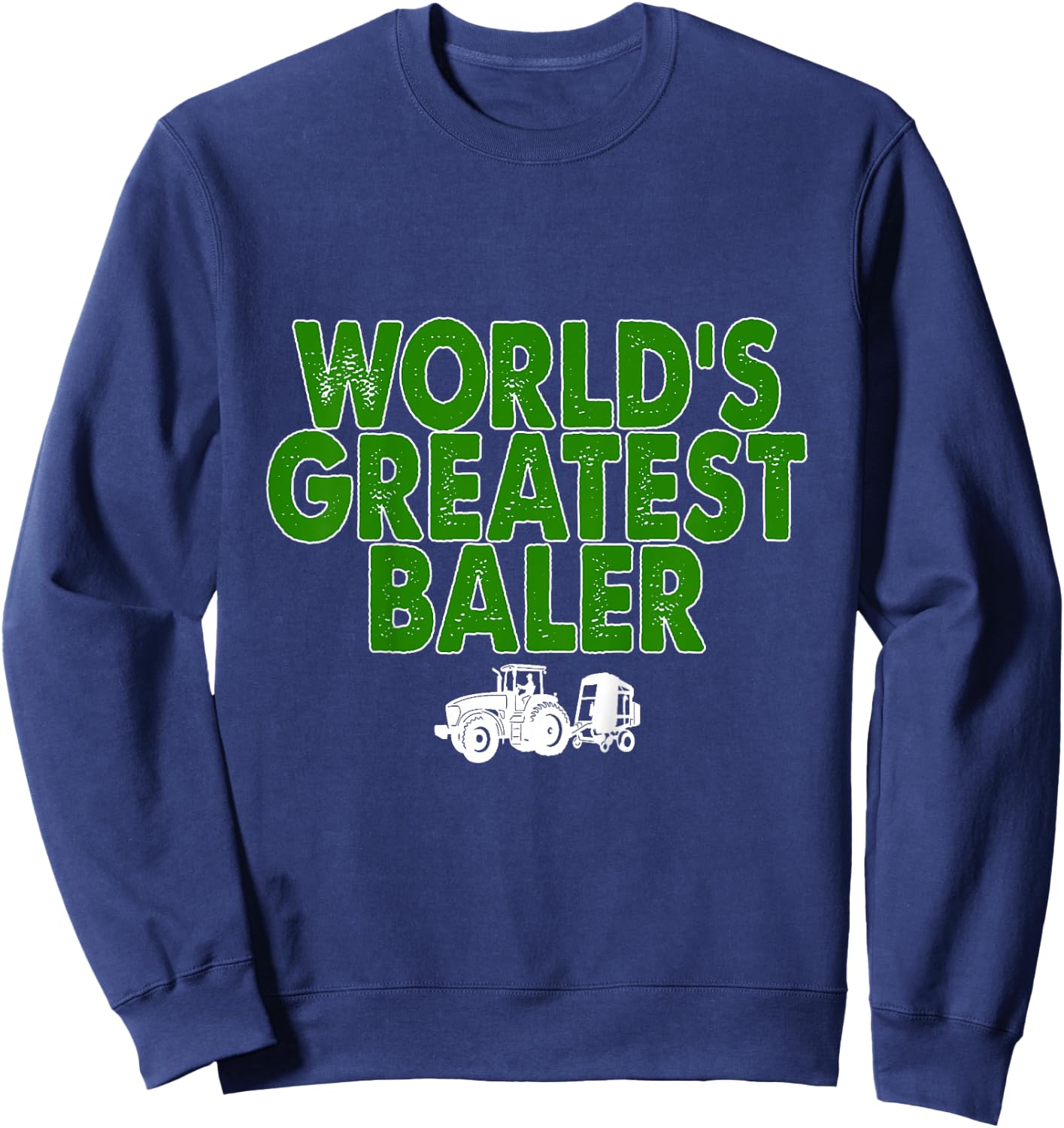World's Greatest Baler Children's Farming Sweatshirt - Sweatshirt | Navy