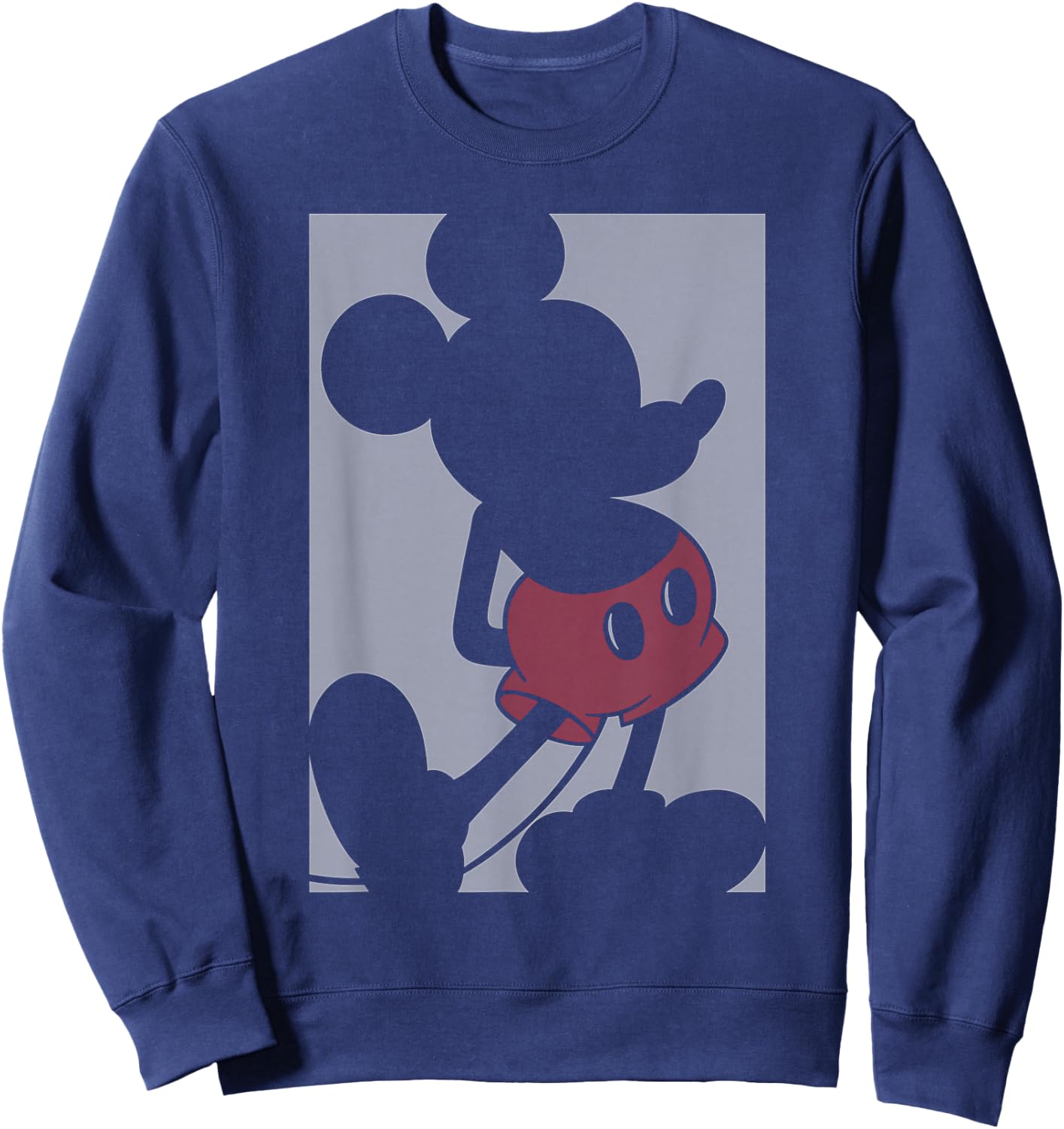 Disney - Mickey Mouse Box Silhouette Sweatshirt - Sweatshirt | Navy