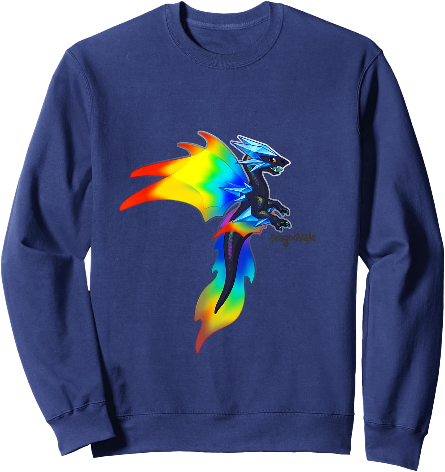 DragonVale: Prism Dragon Sweatshirt - Sweatshirt | Navy