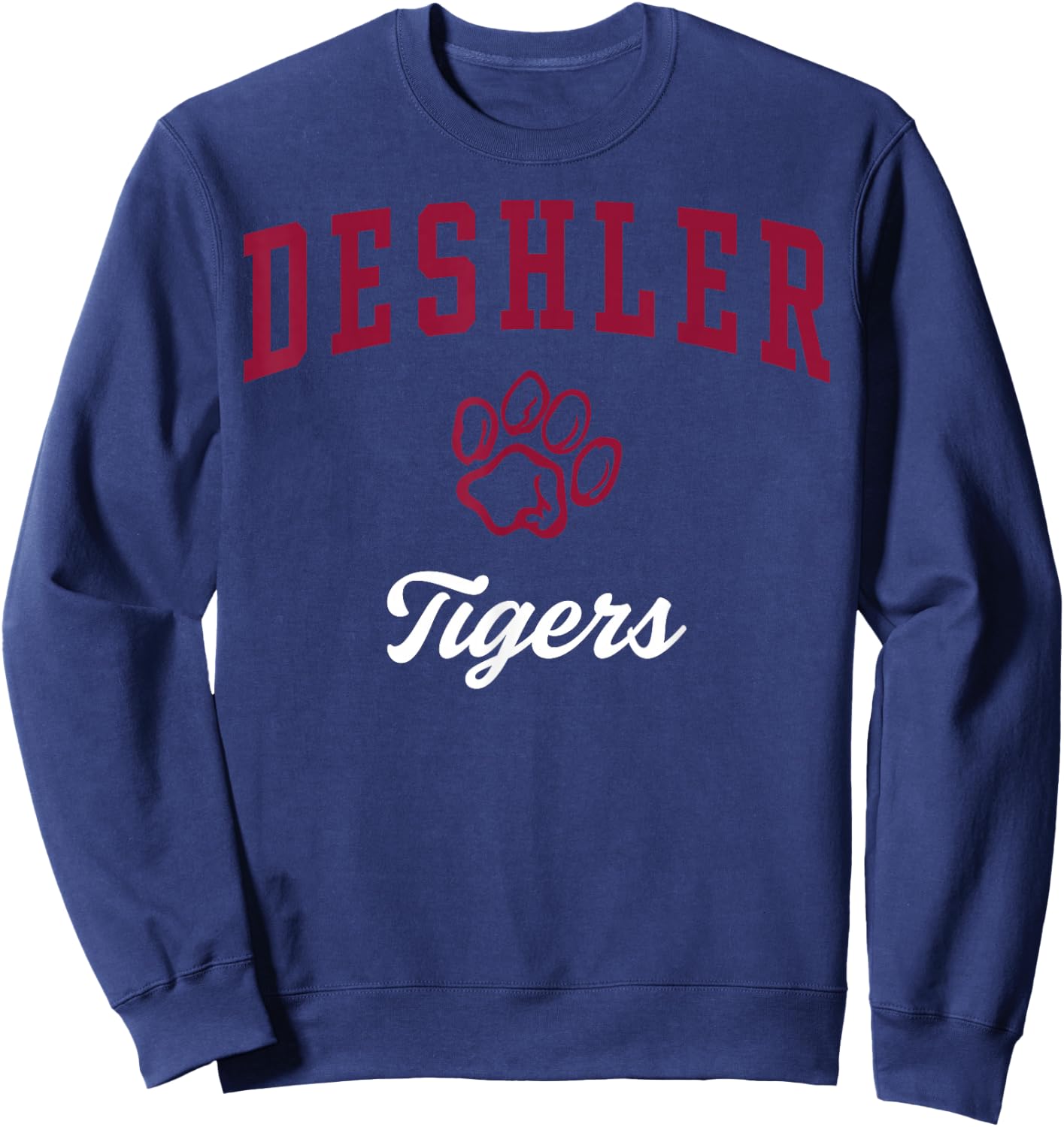 Deshler High School Tigers C3 Sweatshirt - Sweatshirt | Navy