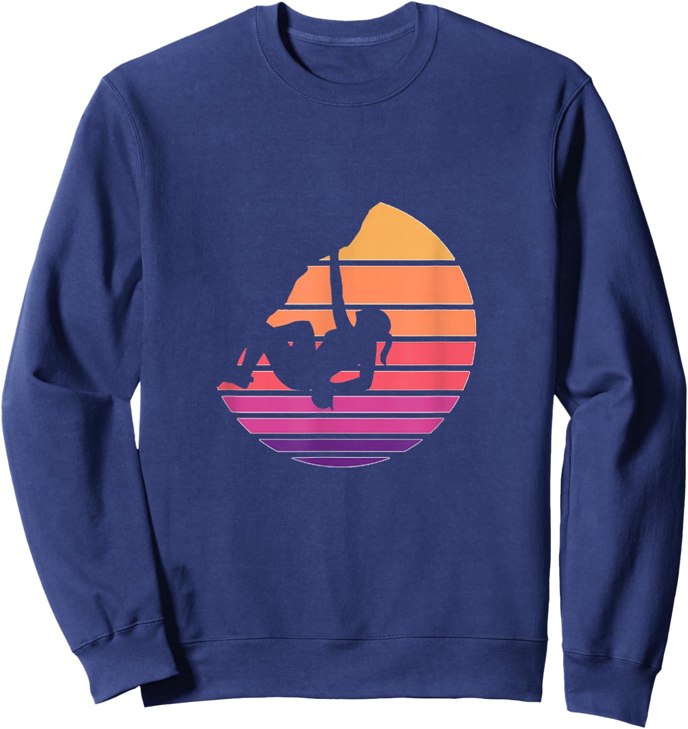 Climb Like a Girl, Funny Rock Climbing Sweatshirt - Sweatshirt | Navy