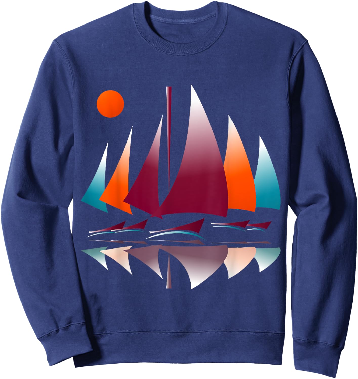 Sailboats Sailing Regatta Novelty Sweatshirt - Sweatshirt | Navy