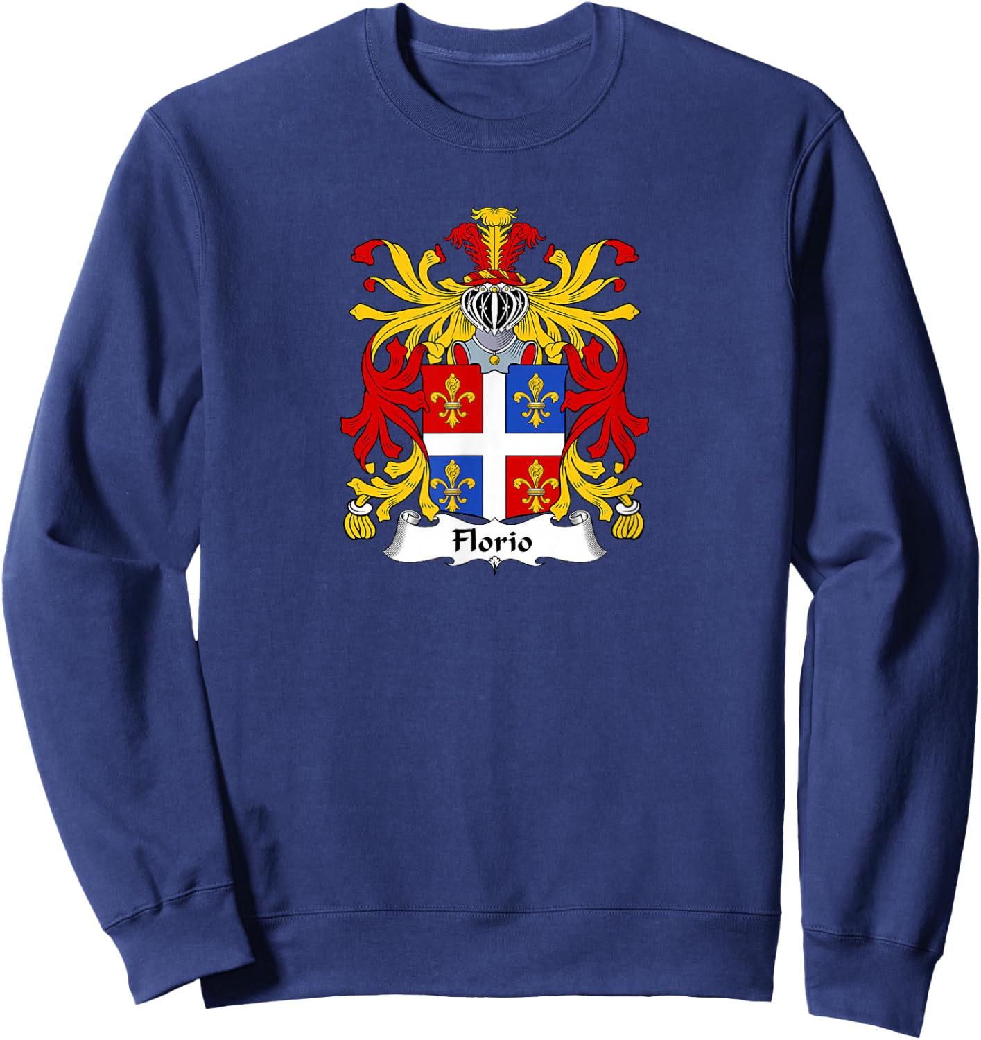 Florio Coat of Arms - Family Crest Sweatshirt - Sweatshirt | Navy