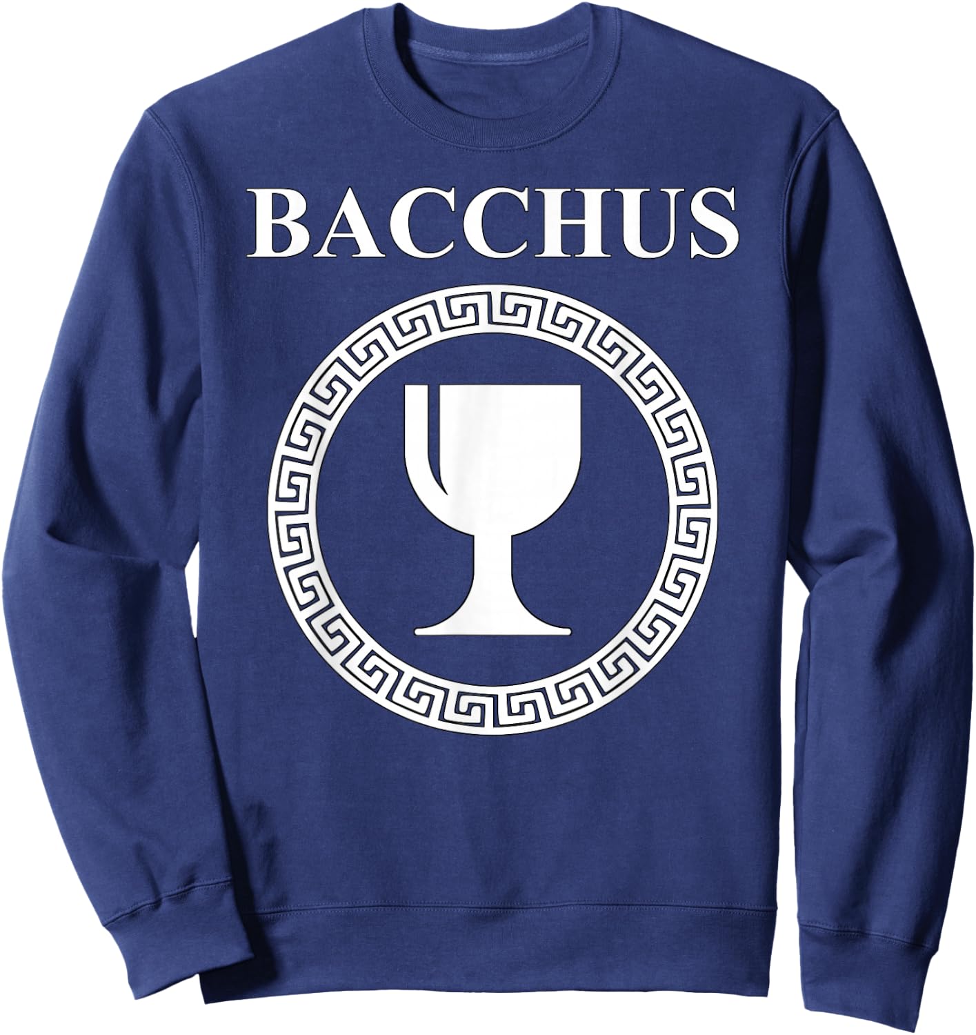 Bacchus Roman God of Wine Sweatshirt - Sweatshirt | Navy