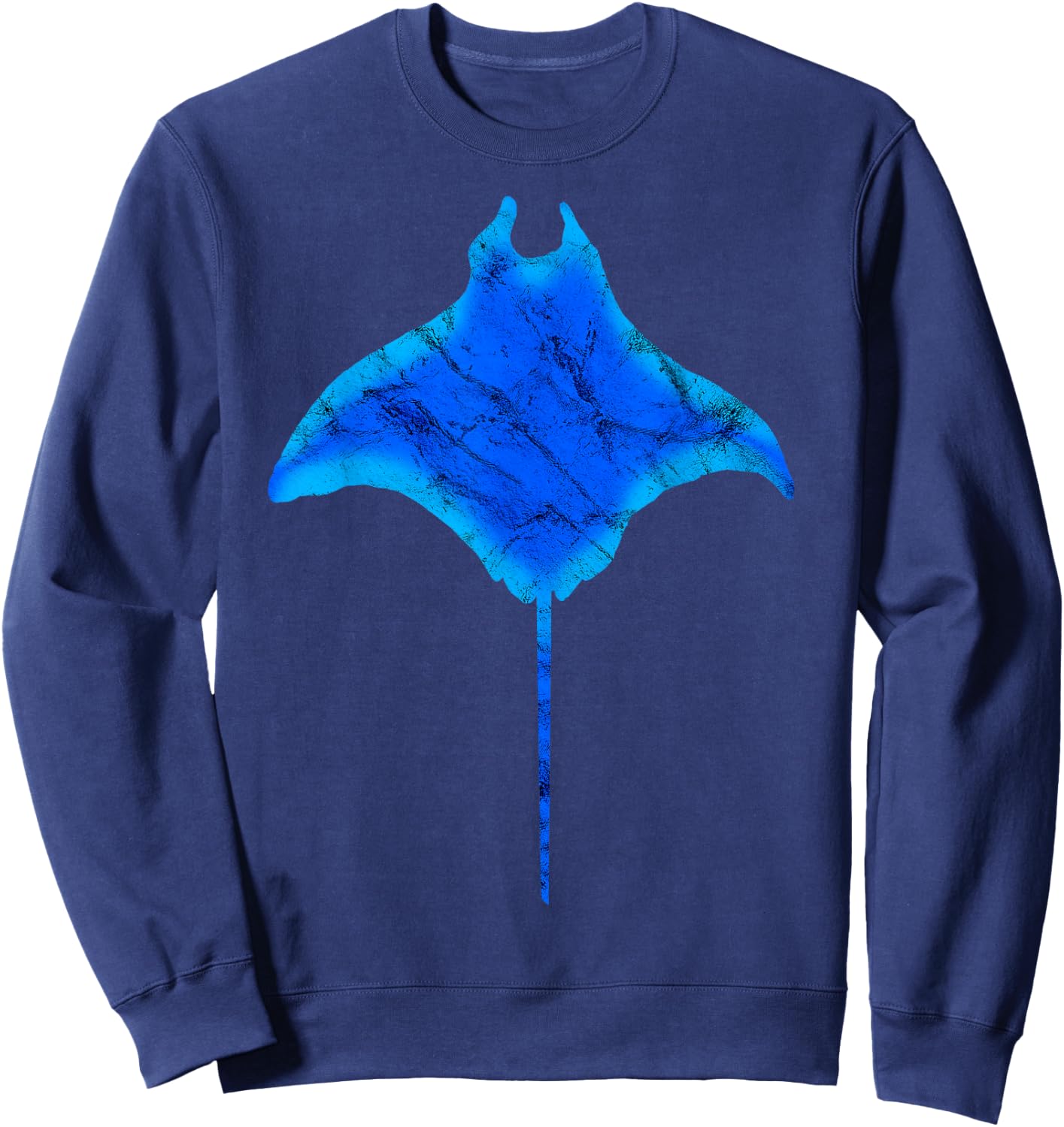 Stingray Manta Ray Shark Fishing Ocean Sea Creatures Sweatshirt - Sweatshirt | Navy