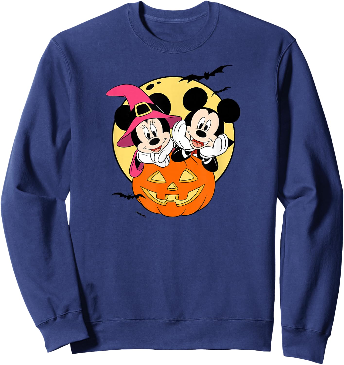 Disney - Mickey and Minnie Halloween Sweatshirt - Sweatshirt | Navy
