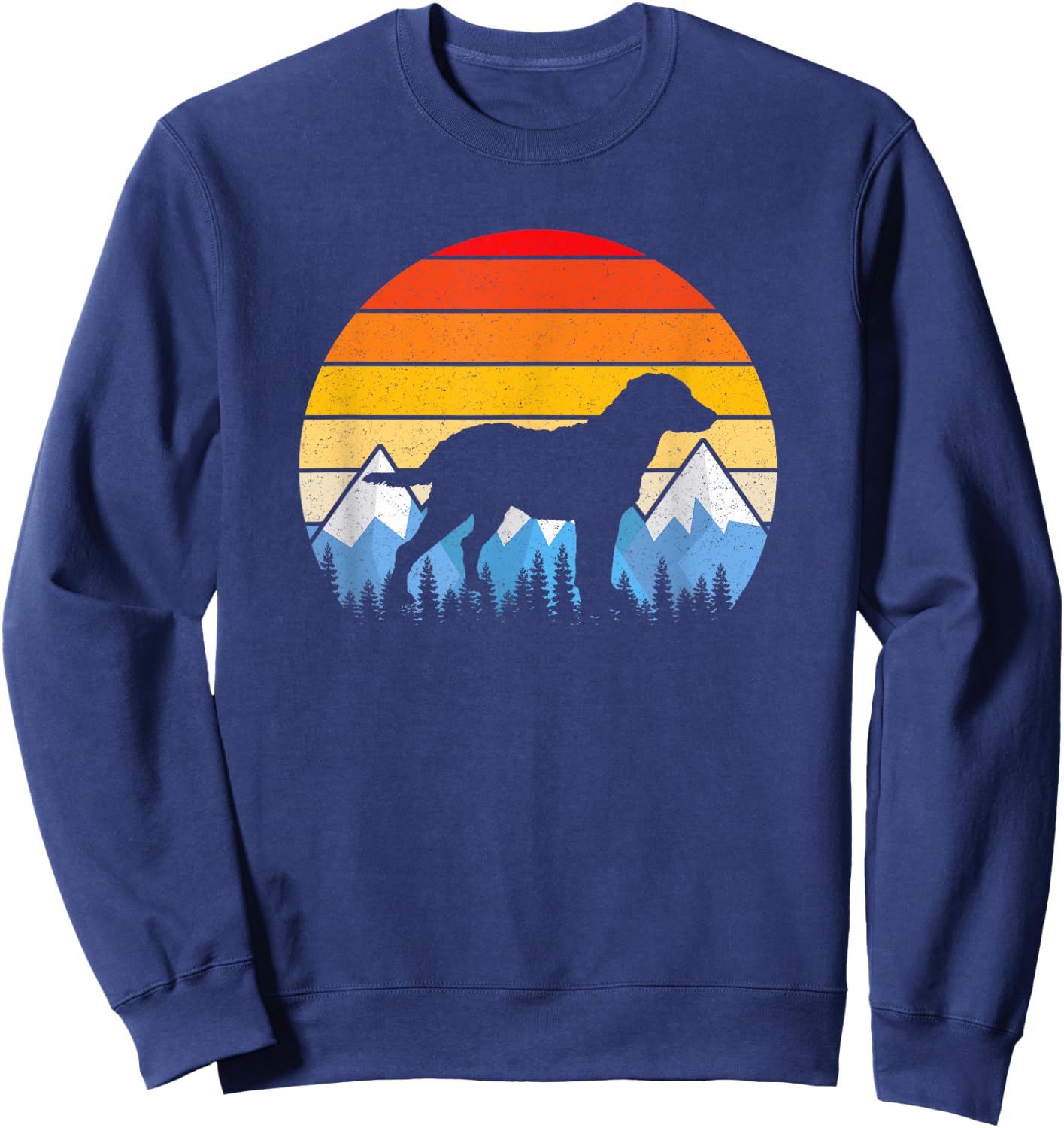 Vintage Retro Chesapeake Bay Retriever T Shirt Sweatshirt - Sweatshirt | Navy