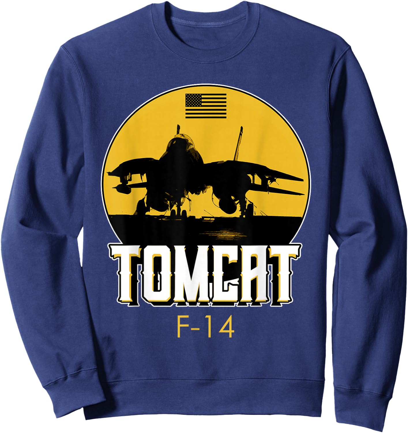 F-14 Tomcat Fighter Jet Sweatshirt - Sweatshirt | Navy
