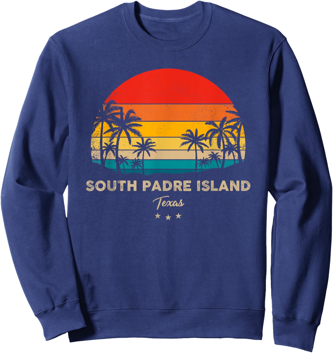 South Padre Island Souvenir - Texas Sunset Sweatshirt - Sweatshirt | Navy