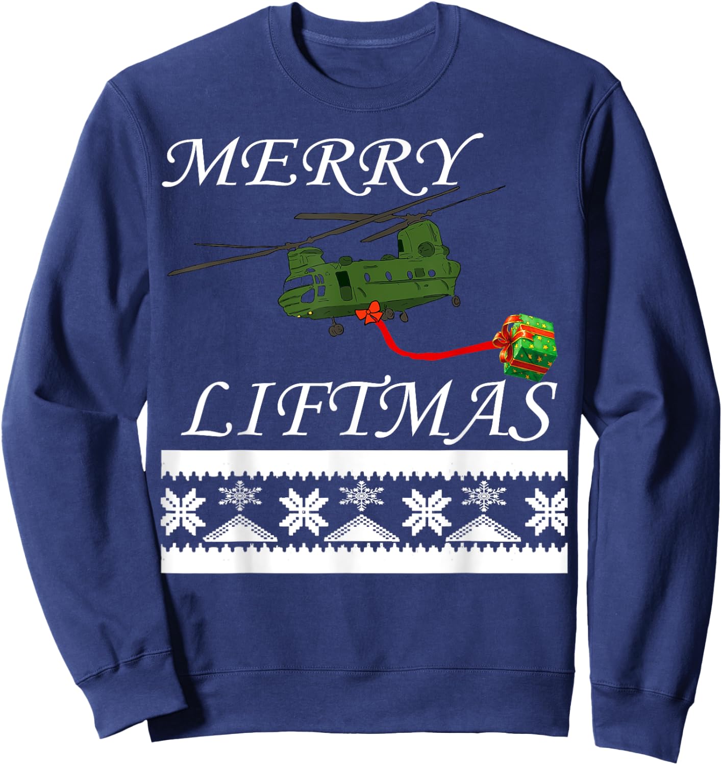 Chinook Helicopter Repairer T Shirt 15U MOS CH 47 Mechanic Sweatshirt - Sweatshirt | Navy