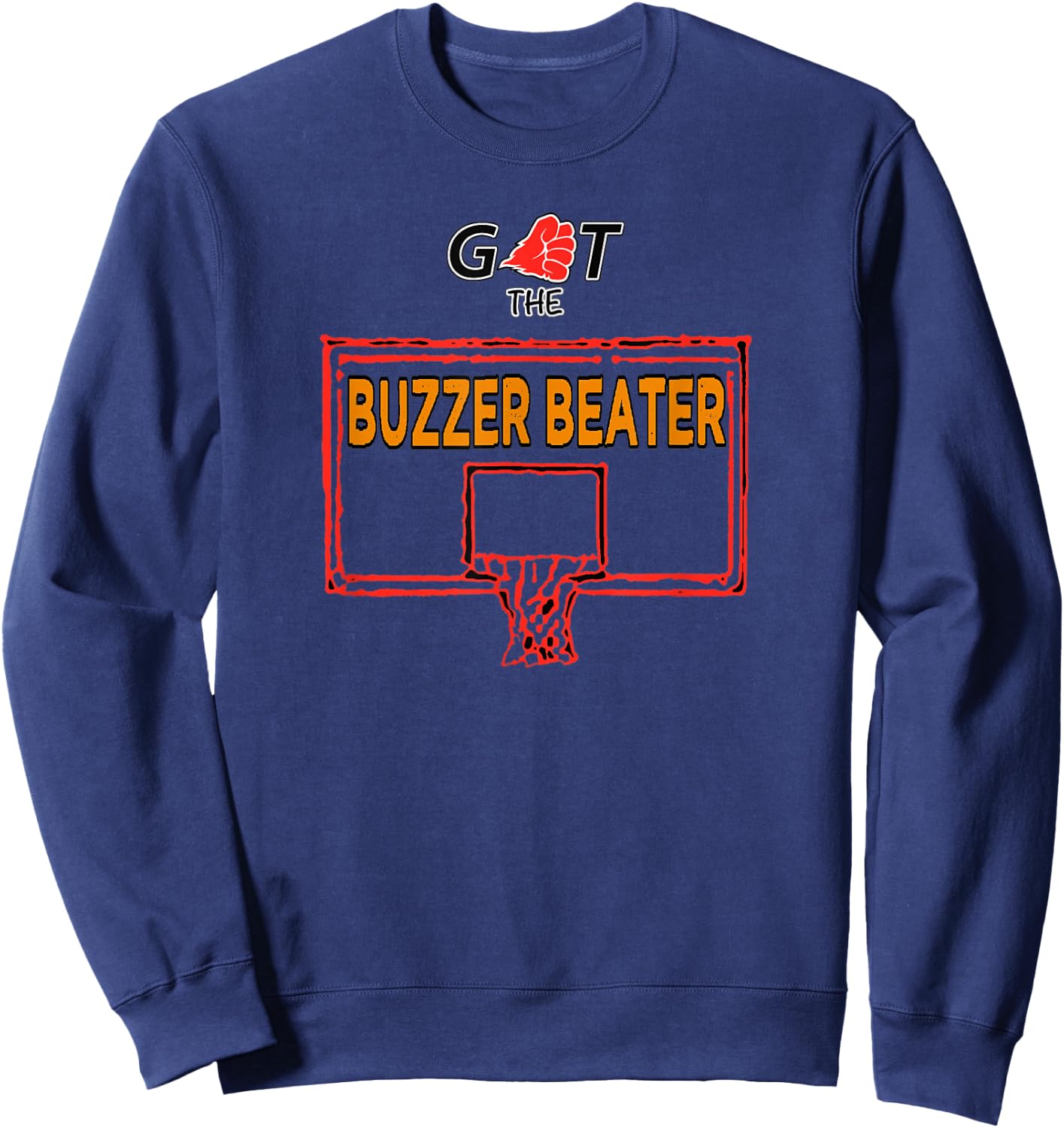 Basketball Get the Buzzer Beater Sweatshirt - Sweatshirt | Navy