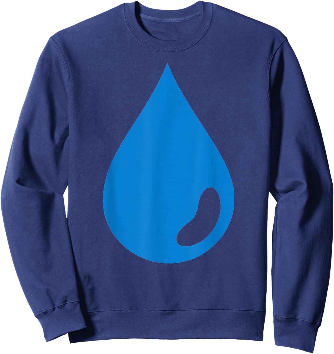 Blue water drop Sweatshirt - Sweatshirt | Navy